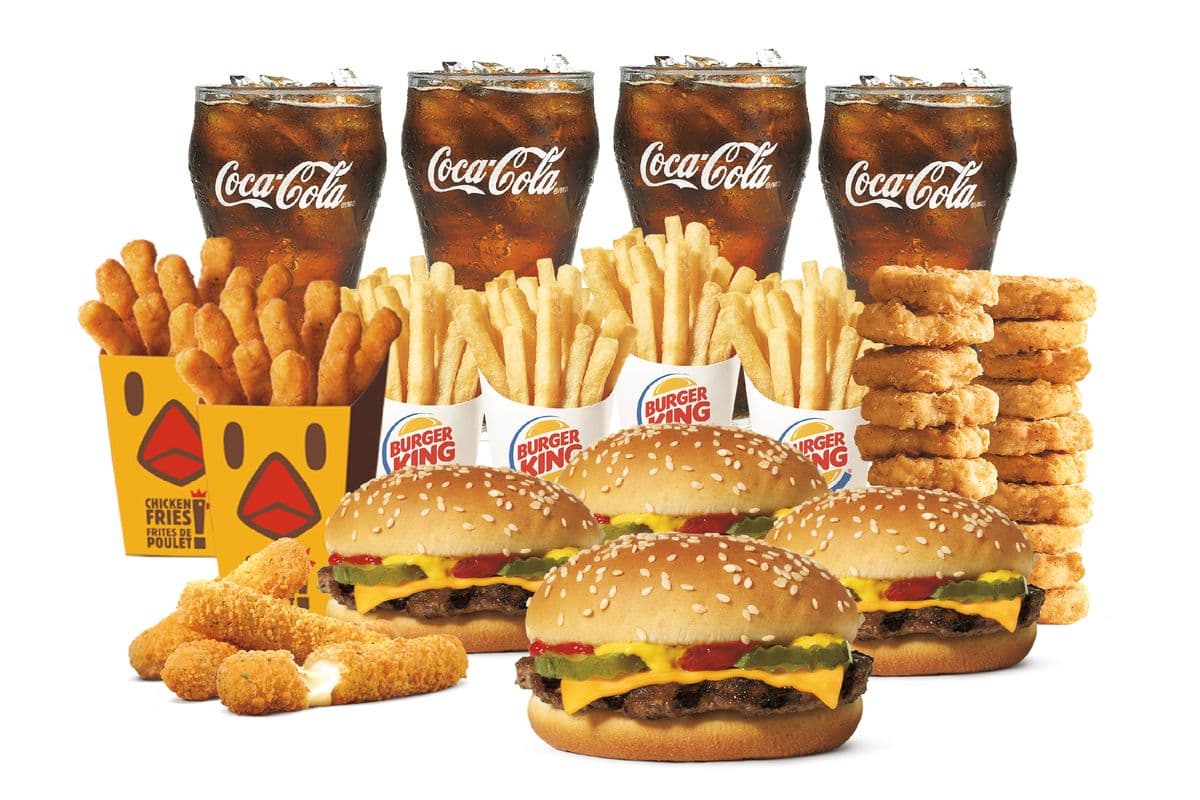 Cheeseburger Bundle (1170-1520 Cals per serving; serves 4)