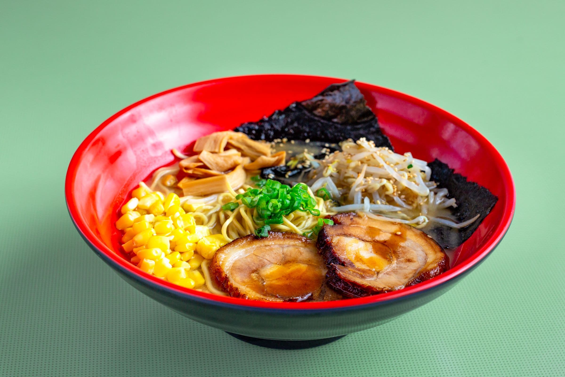 Ramen Noodle Soup Bowl - Meat