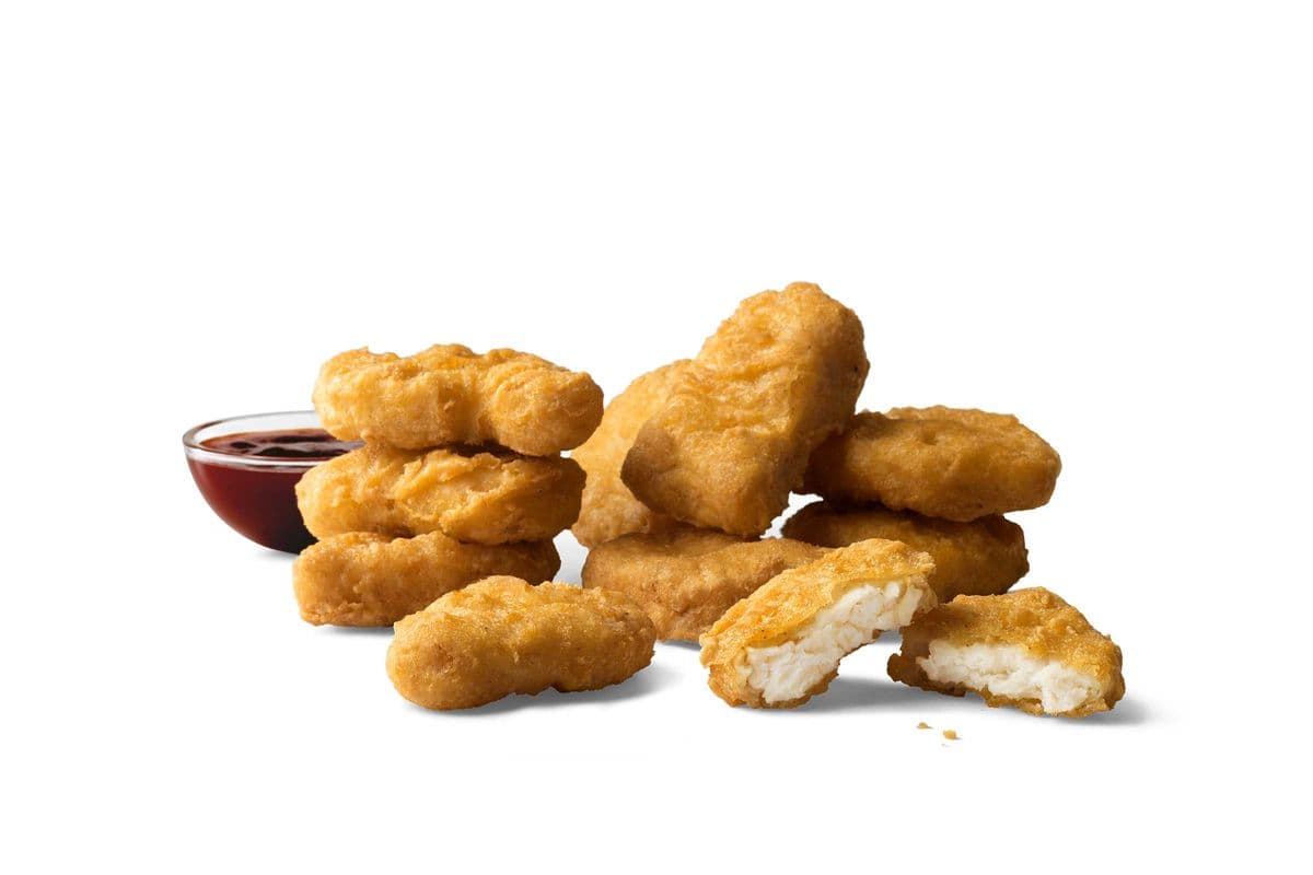 10 Chicken McNuggets [410.0 Cals]