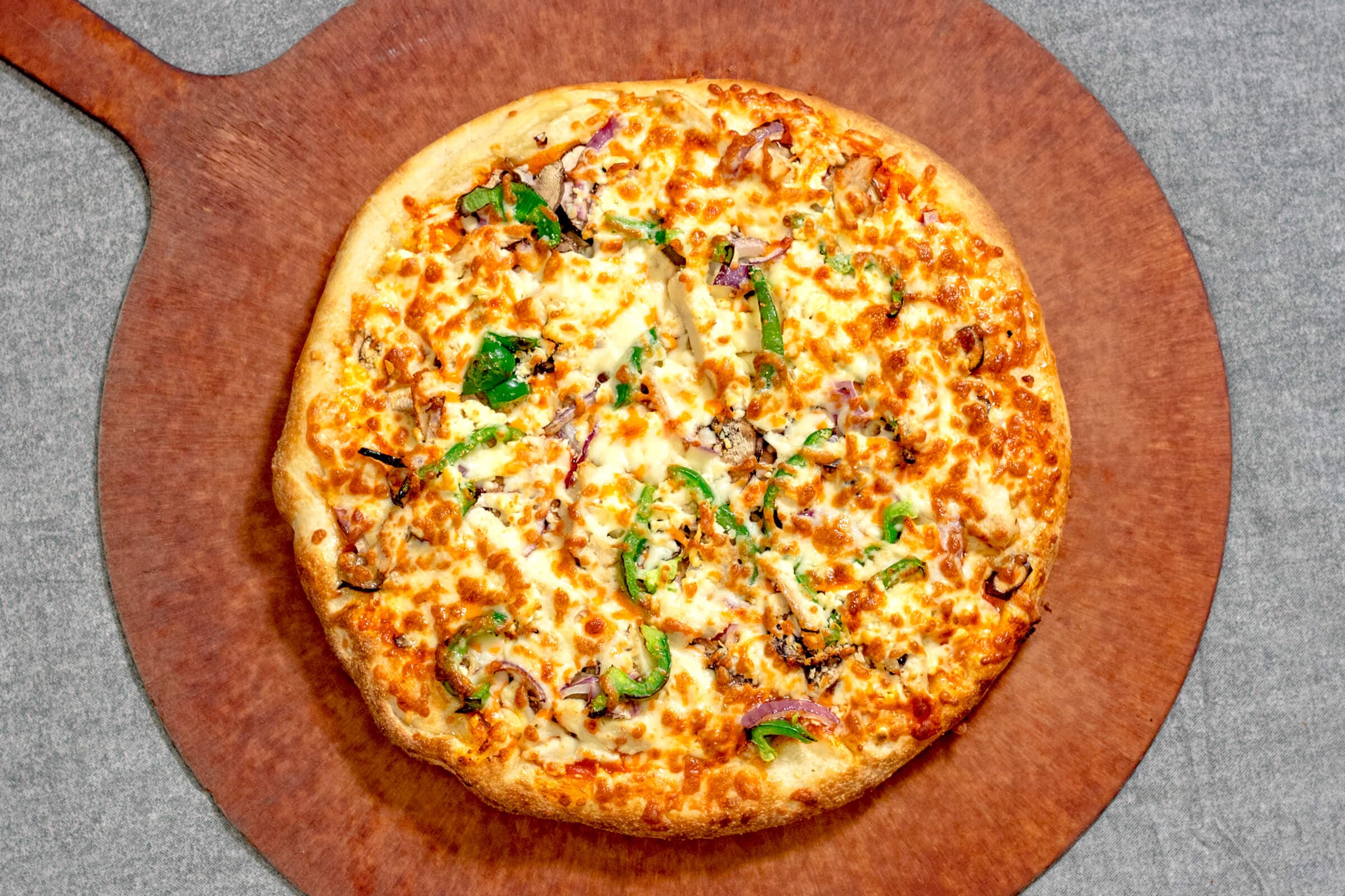 Two Medium Butter Chicken Pizzas
