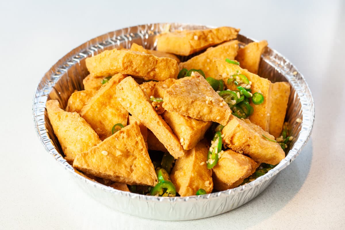 4. Tofu with Salt and Hot Peppers
