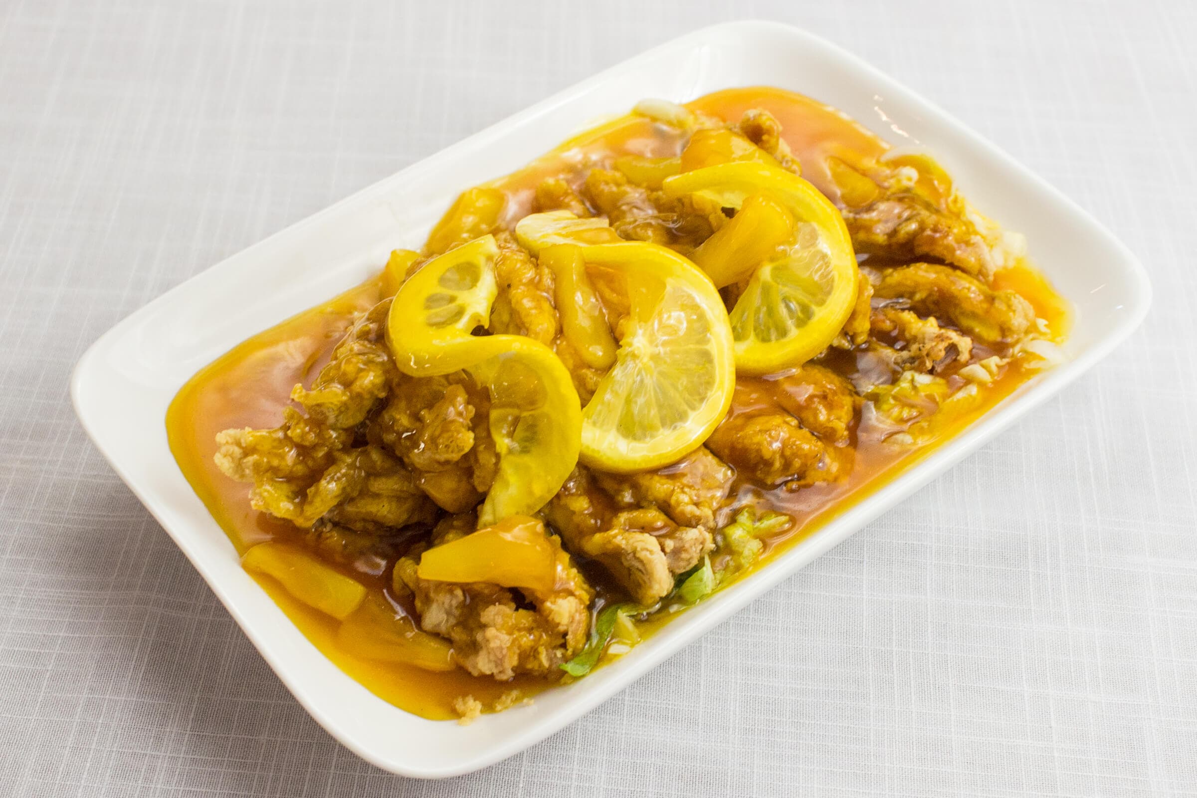 9. Sliced Lemon Chicken