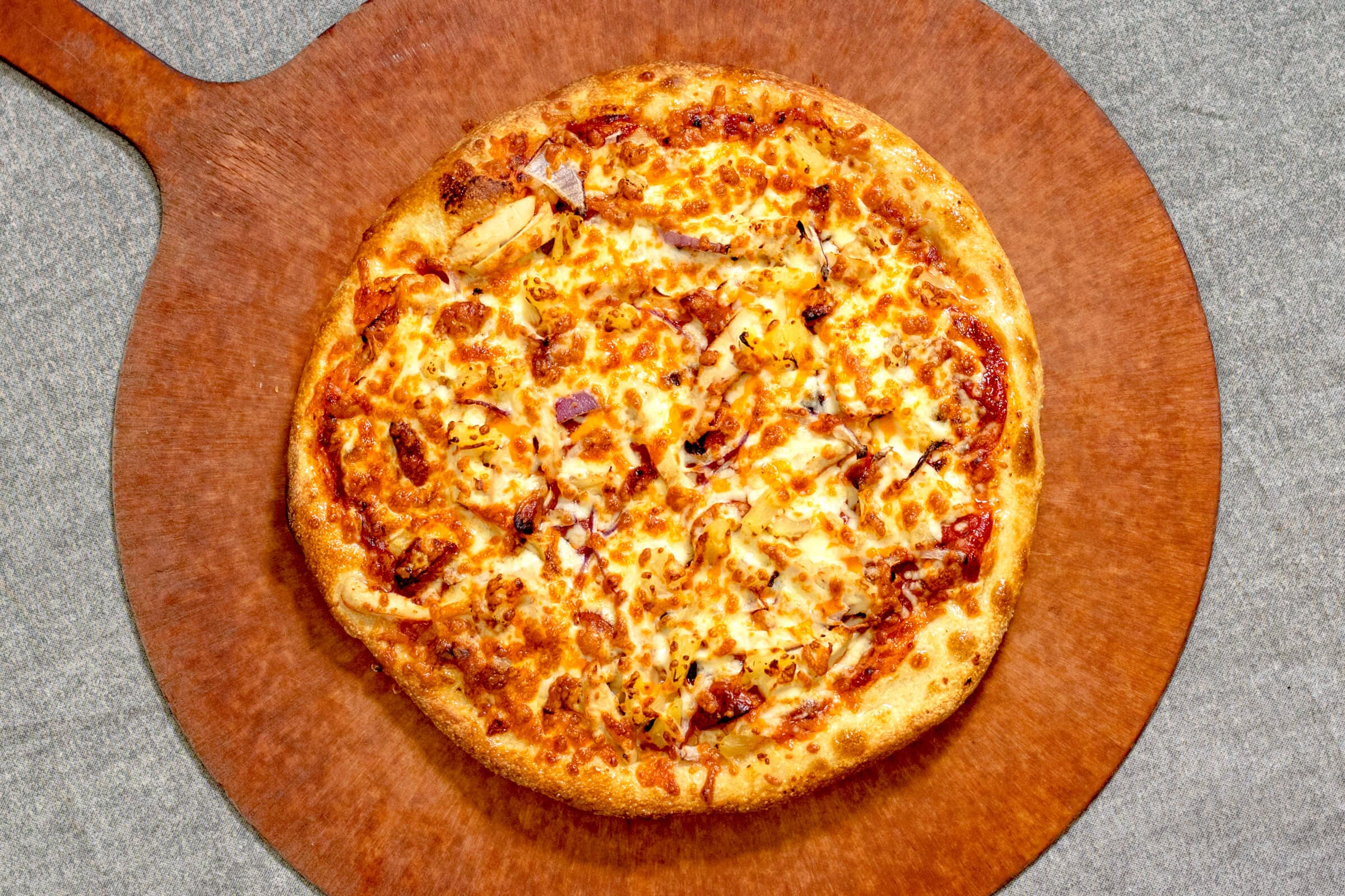 Two Small Carribean Pizzas