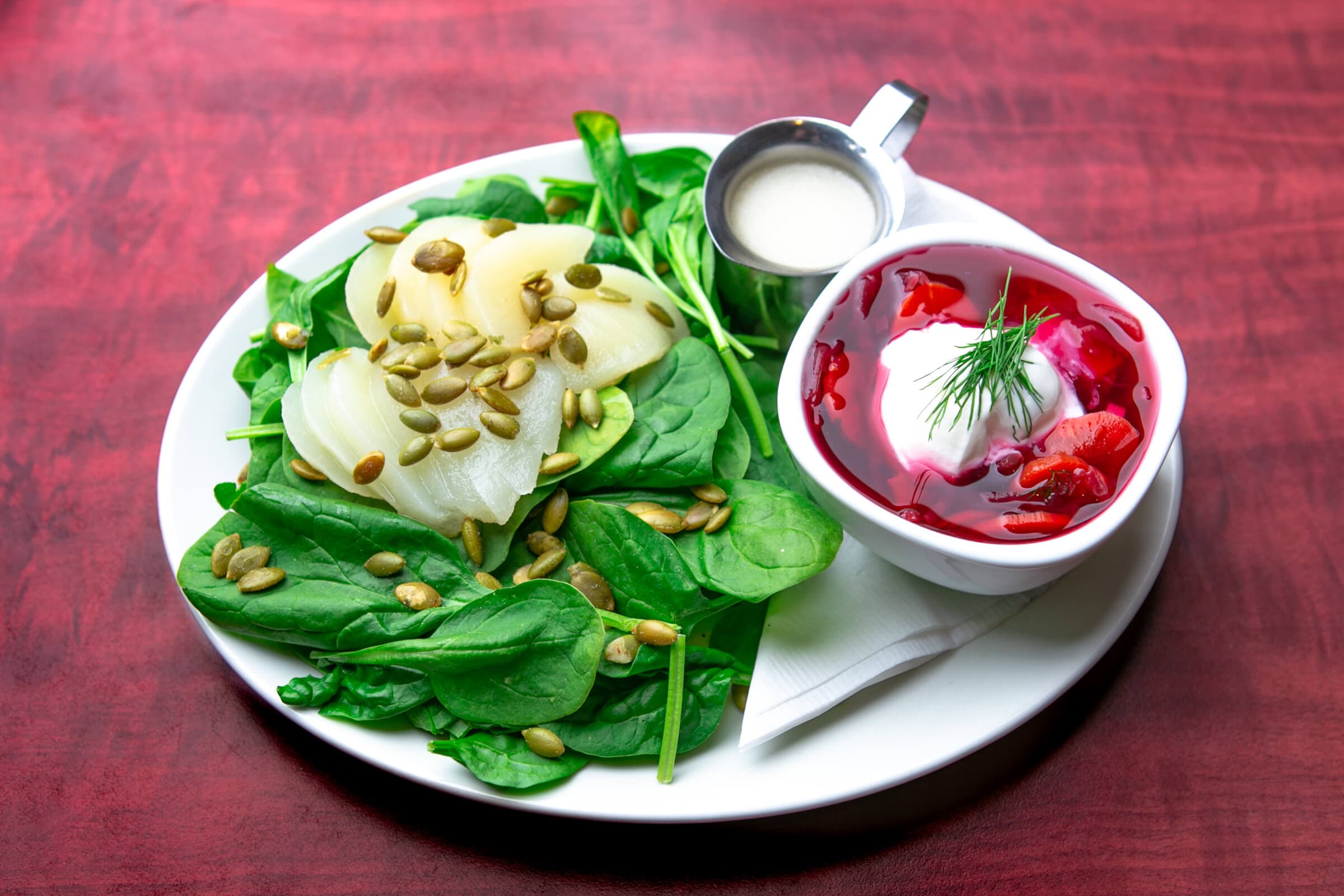 Spinach Pear Salad