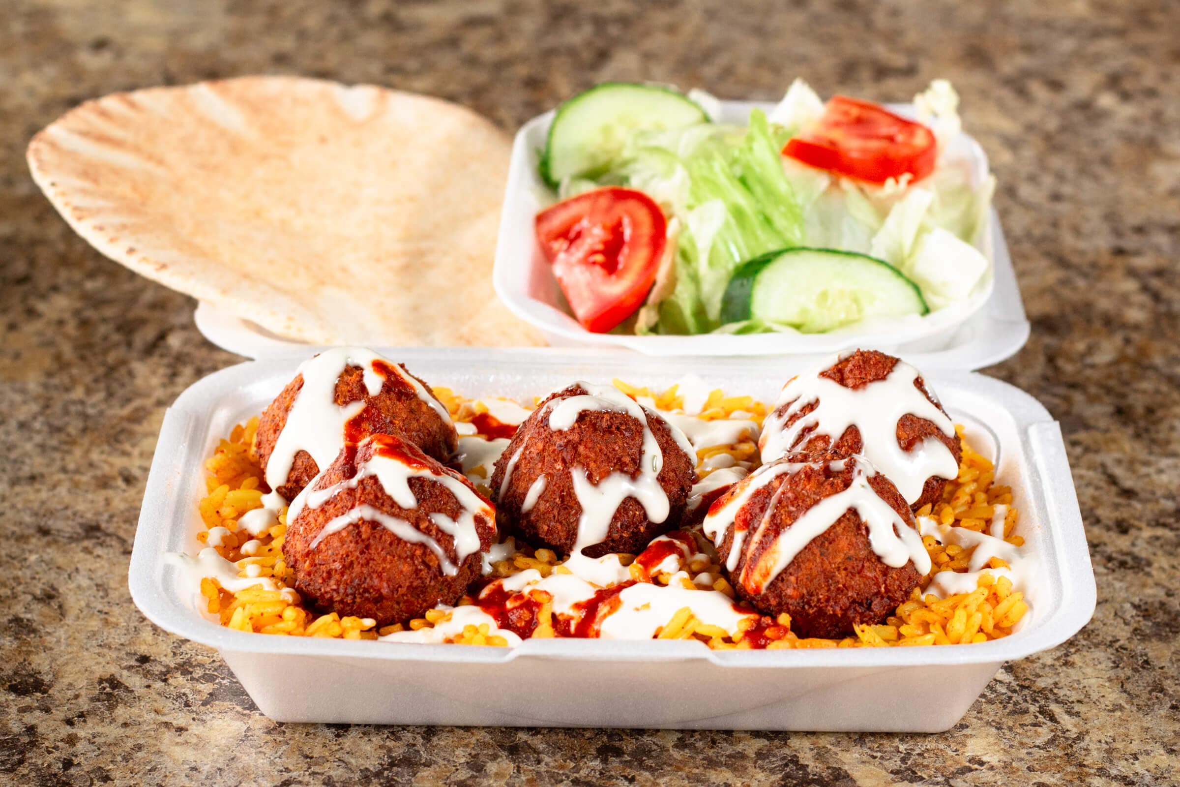 Falafel with Rice