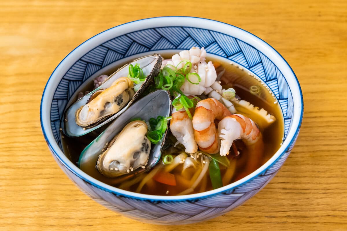 Seafood Udon Soup