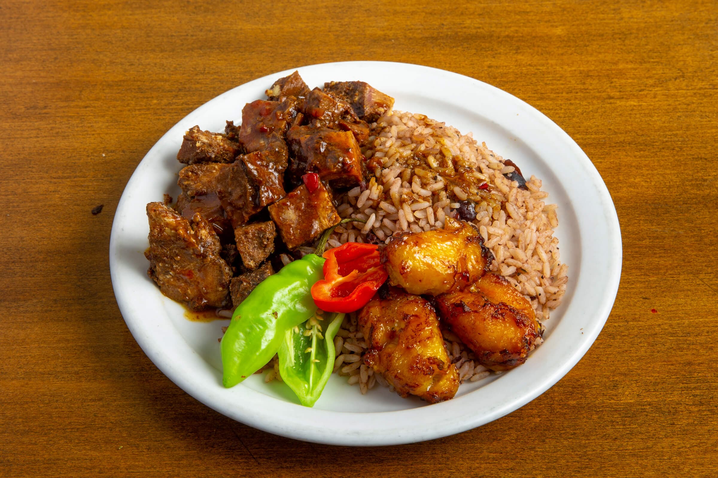 Dinner Size: Jerk Pork Meal