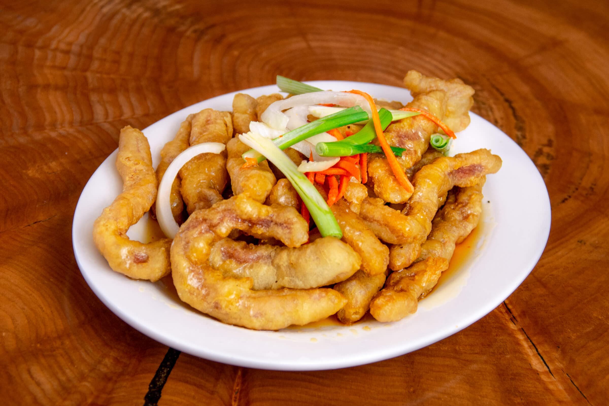 24. Ginger Beef or Chicken