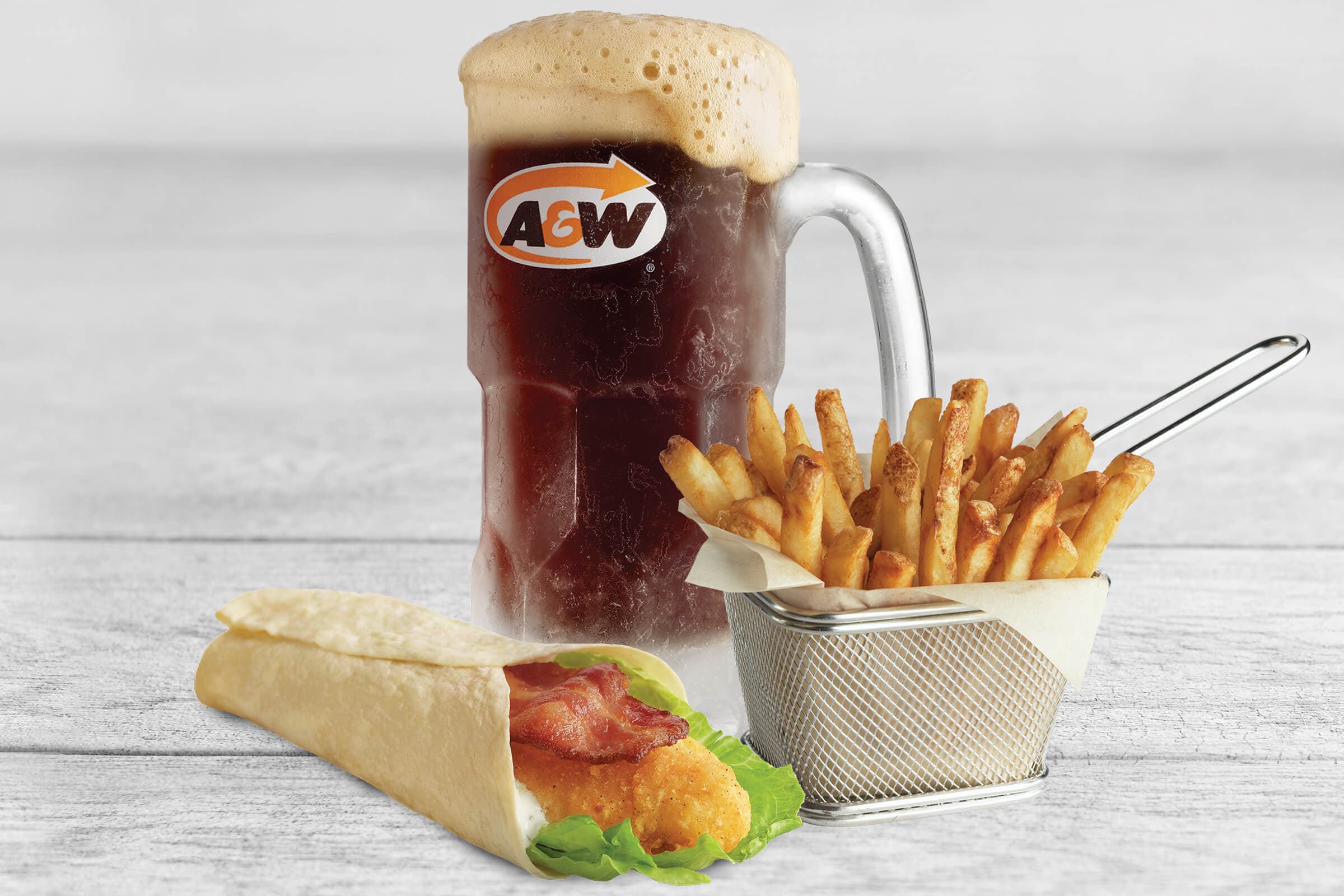 Combo wrap au poulet / Chicken Wrap Combo