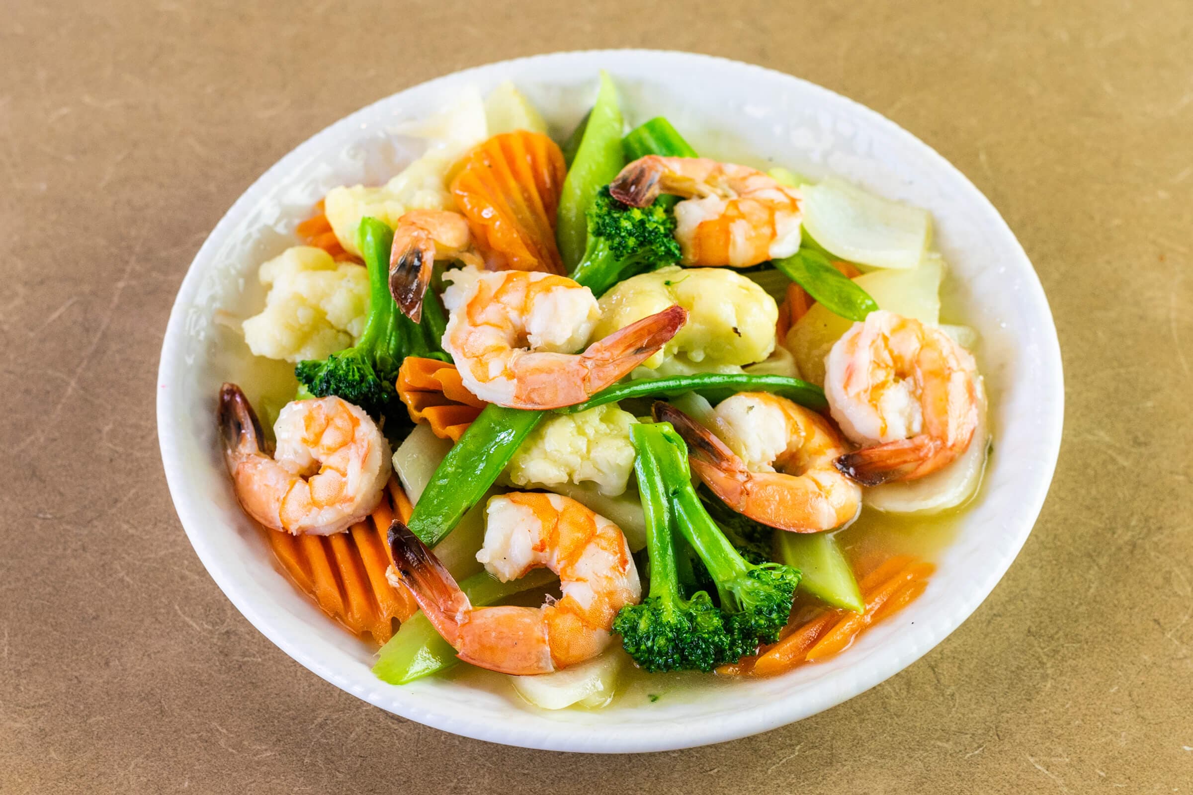 78. Stir-Fried Prawns with Mixed Vegetables