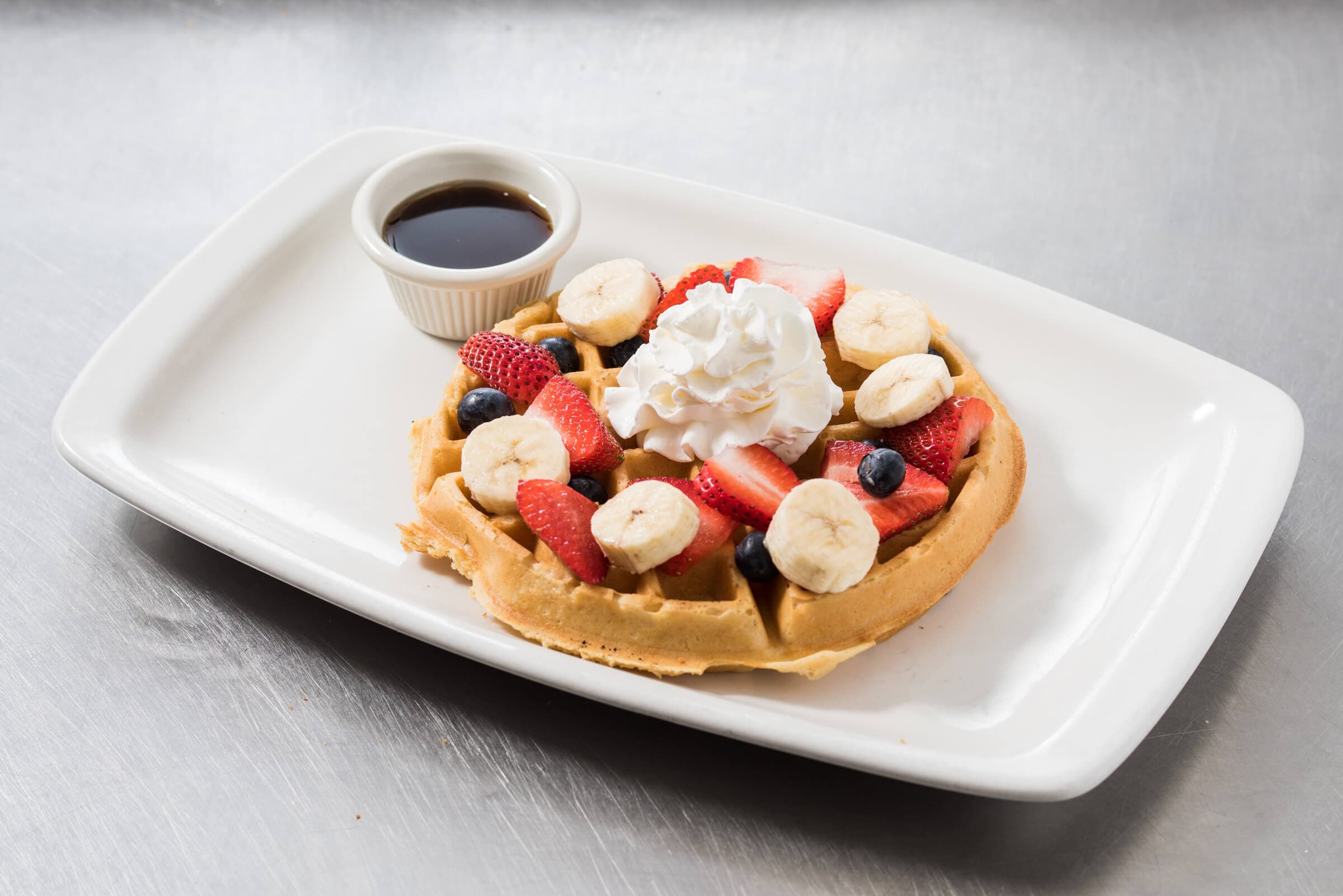 Waffle w/ Fruit