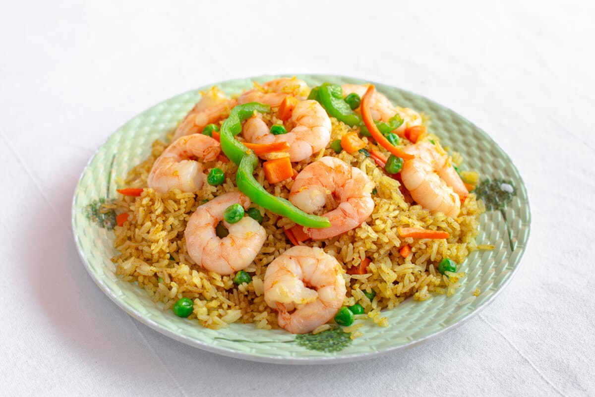 Curry Shrimp Fried Rice