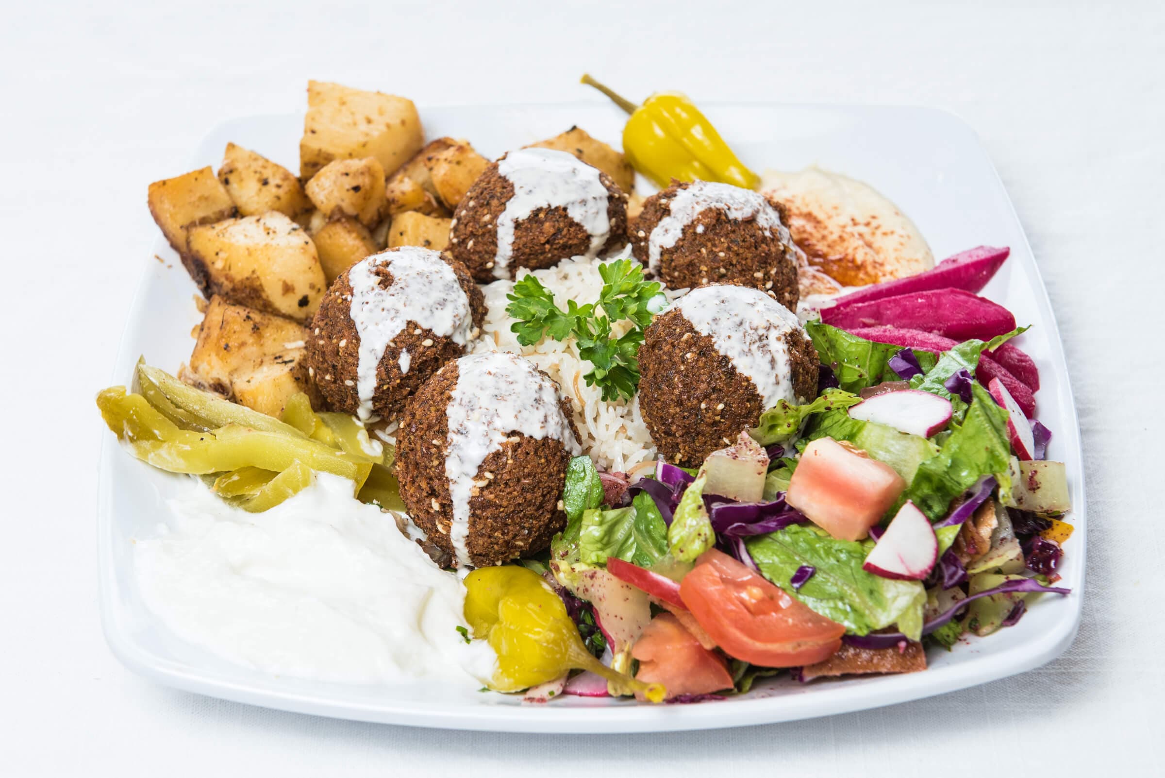 7. Falafel Platter