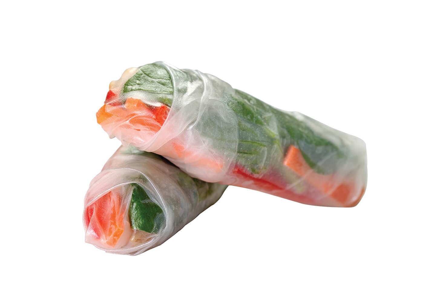 Fresh Salad Rolls with Chicken