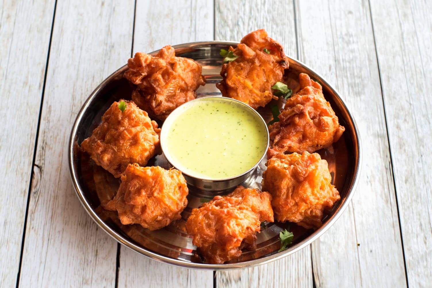 Bhaji aux oignons (6 mcx) / Onion Bhaji (6 pcs)