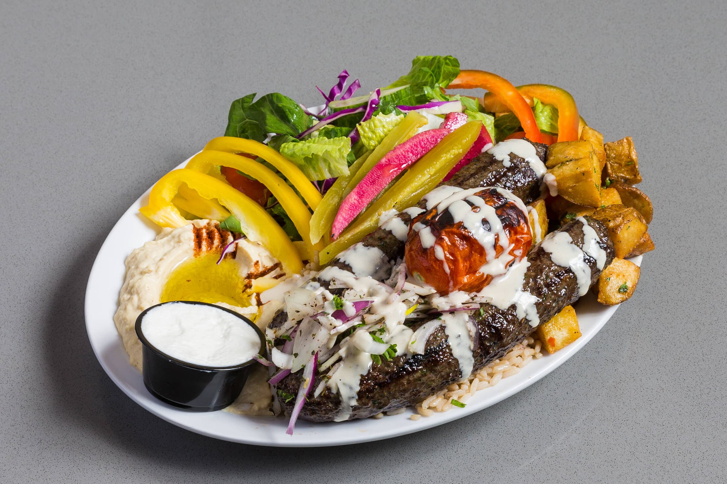 Kafta Kabab Plate