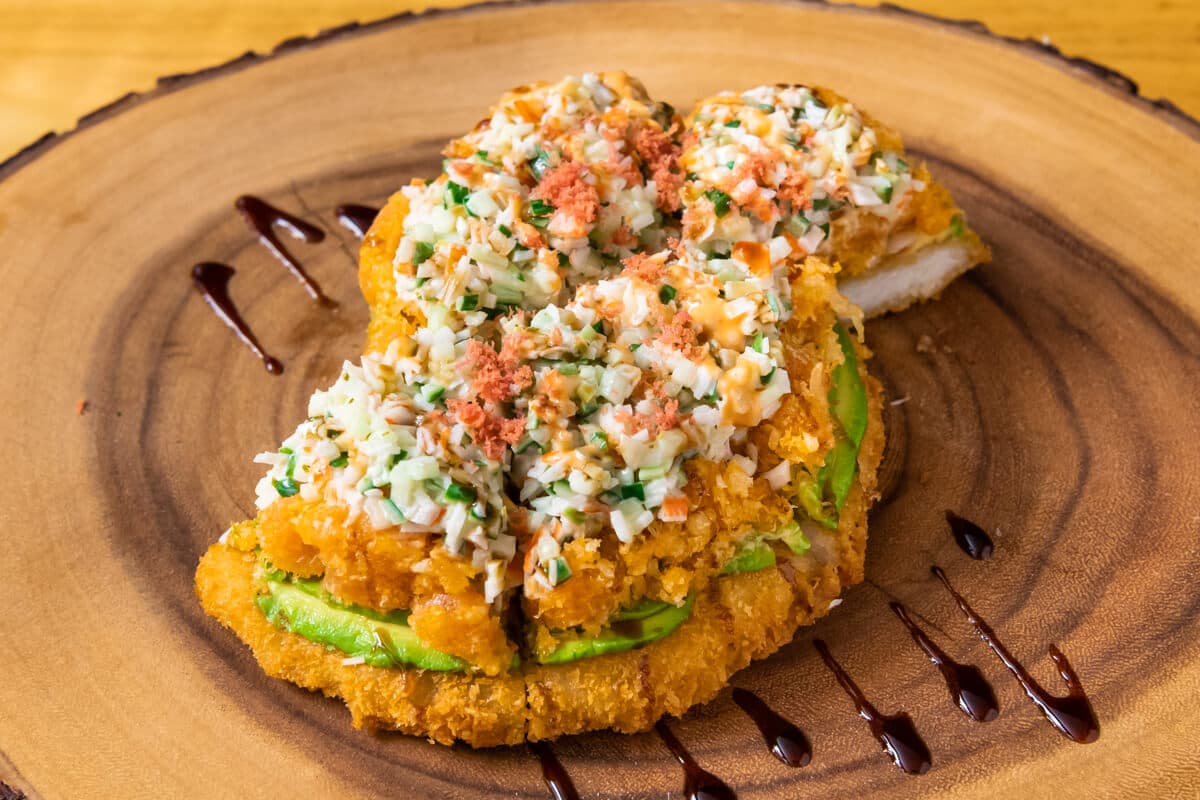 Spicy Salmon Pizza