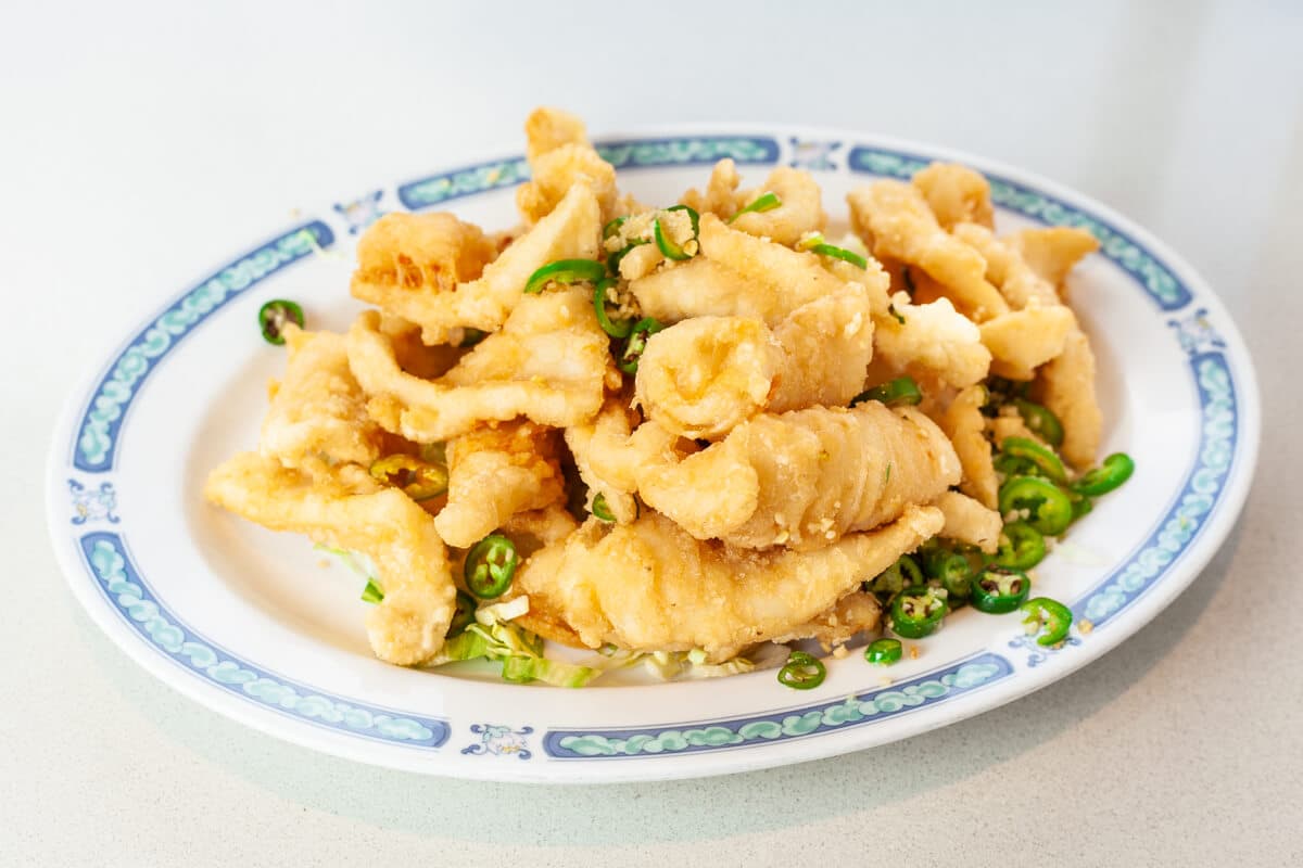 40. Squid with Salt and Hot Peppers