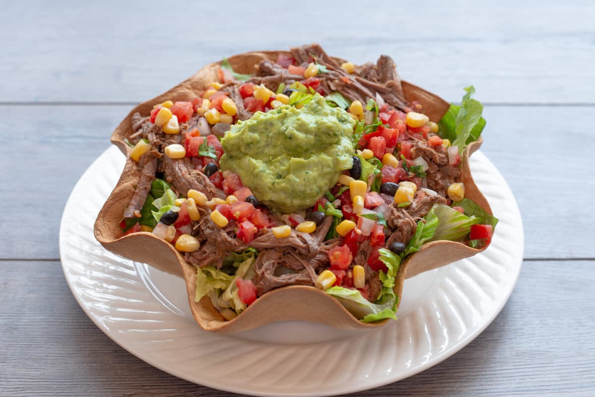 Taco Salad with Meat