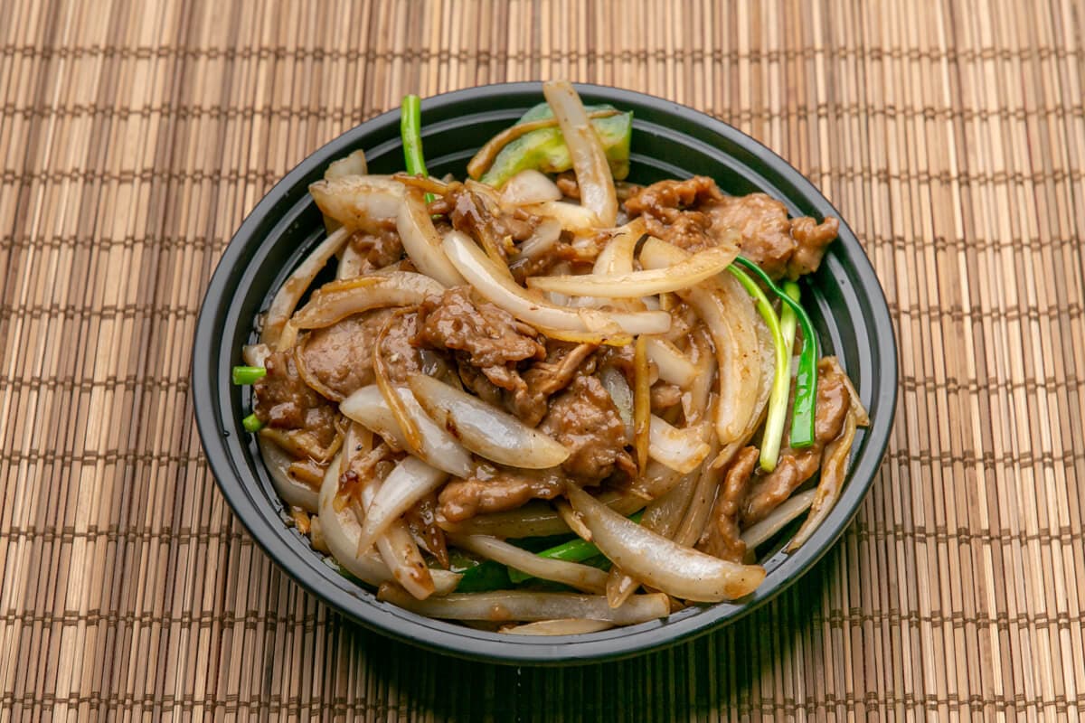 104. Beef with Onions and Ginger