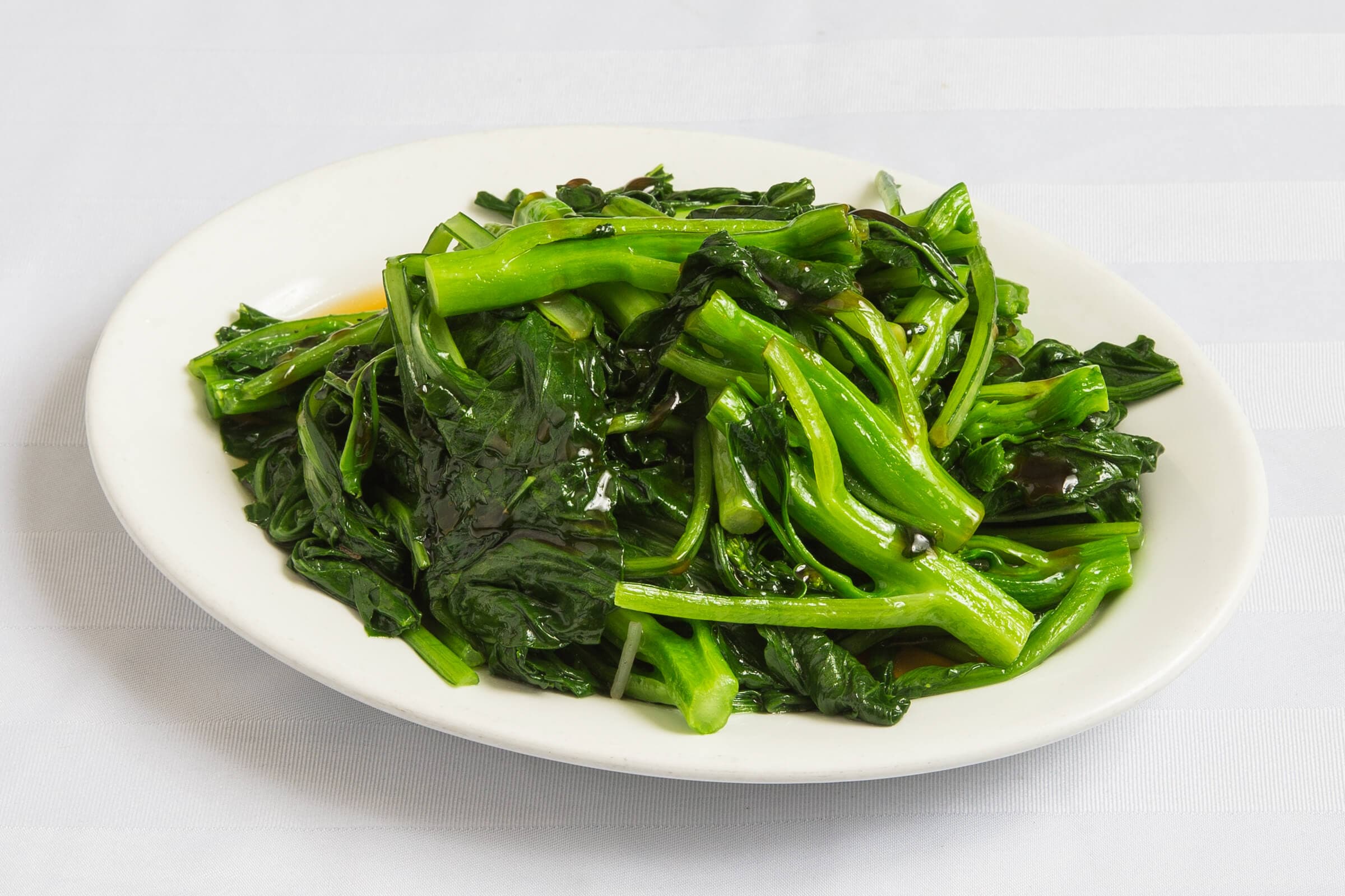34. Steamed Chinese Vegetable with Oyster Sauce 蚝油菜心 / 蚝油芥兰