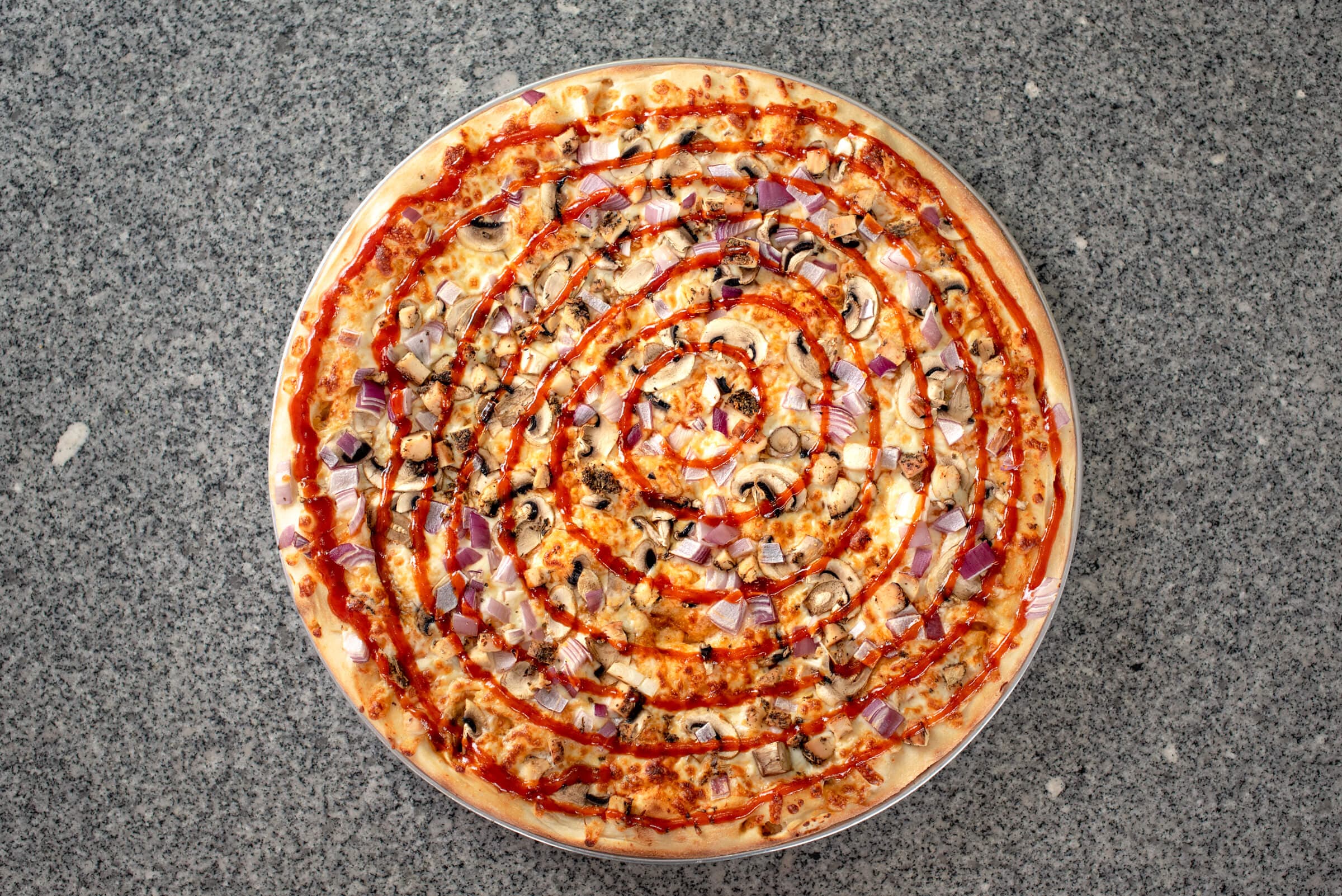 4. Party Pollo BBQ Pizza
