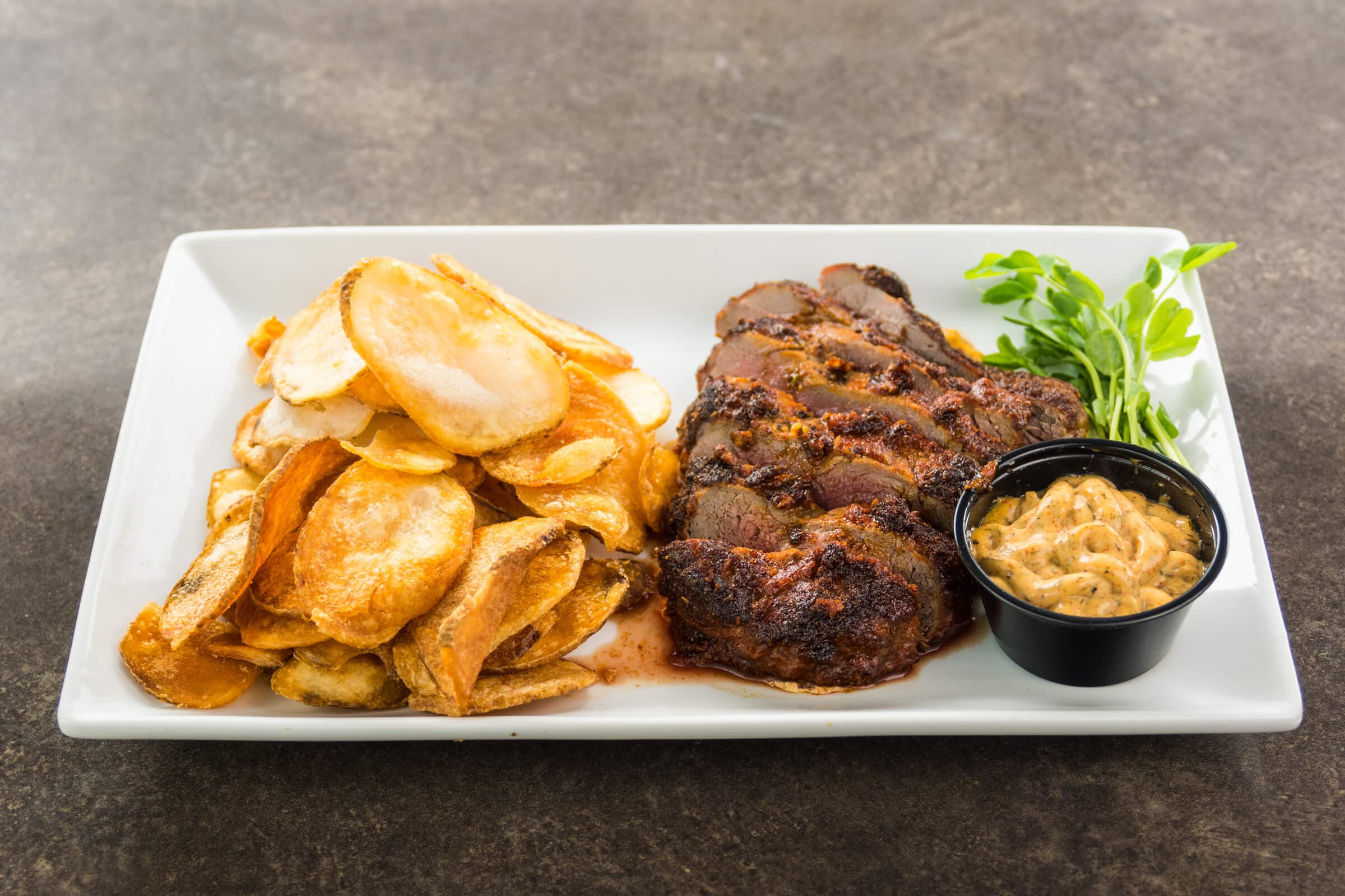 Blackened Steak Strips