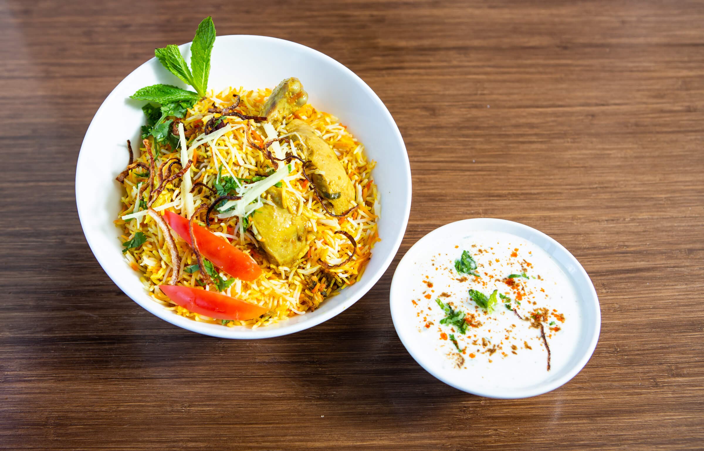 Hyderabadi Dum Biryani with Chicken