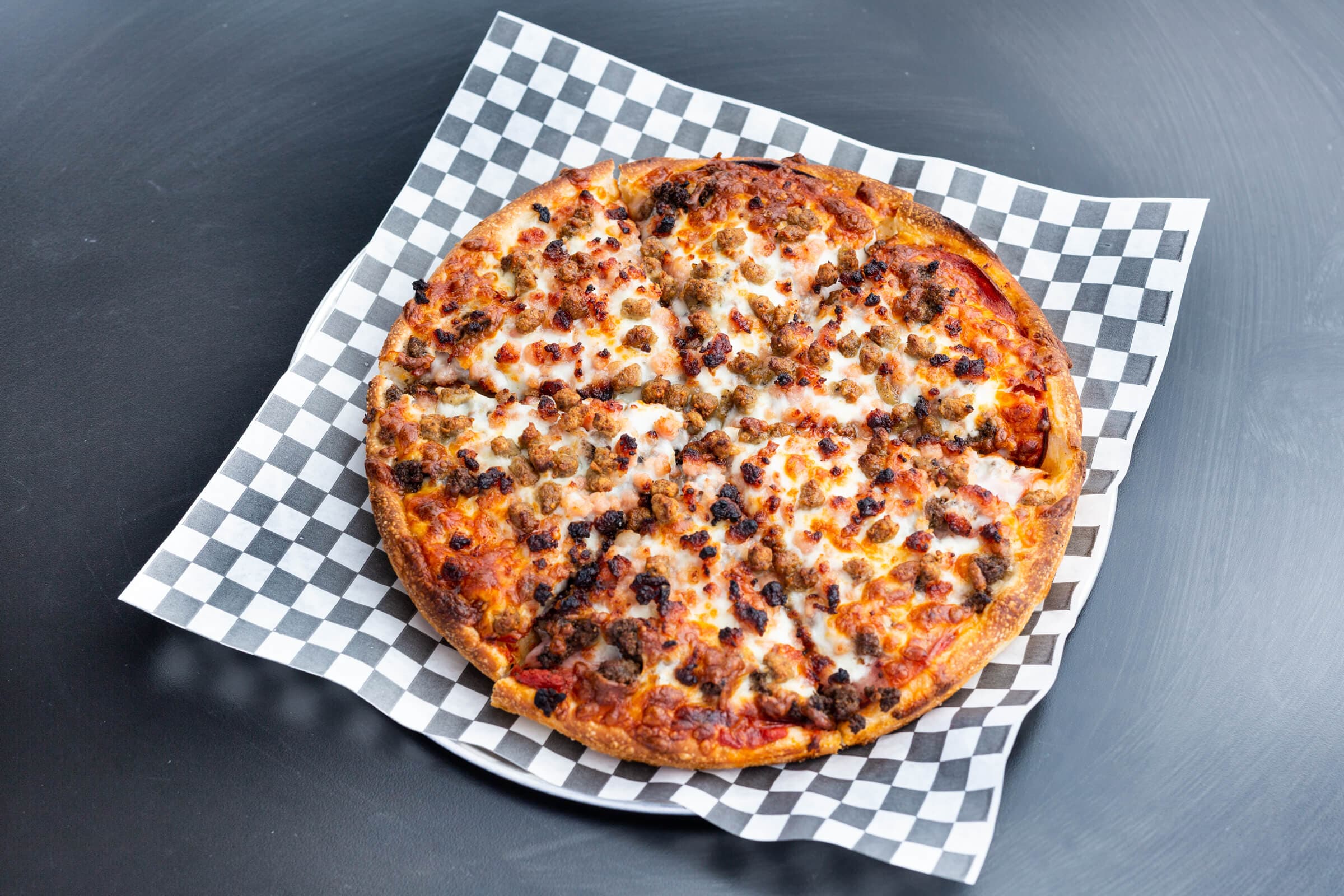 7. 10" The Works Pizza