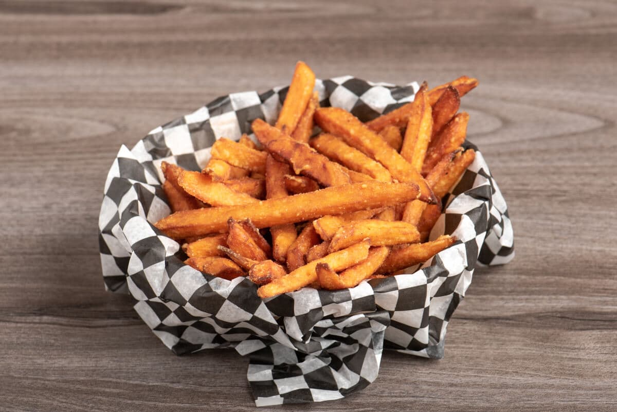N2. Sweet Potato Fries with Plum Powder
