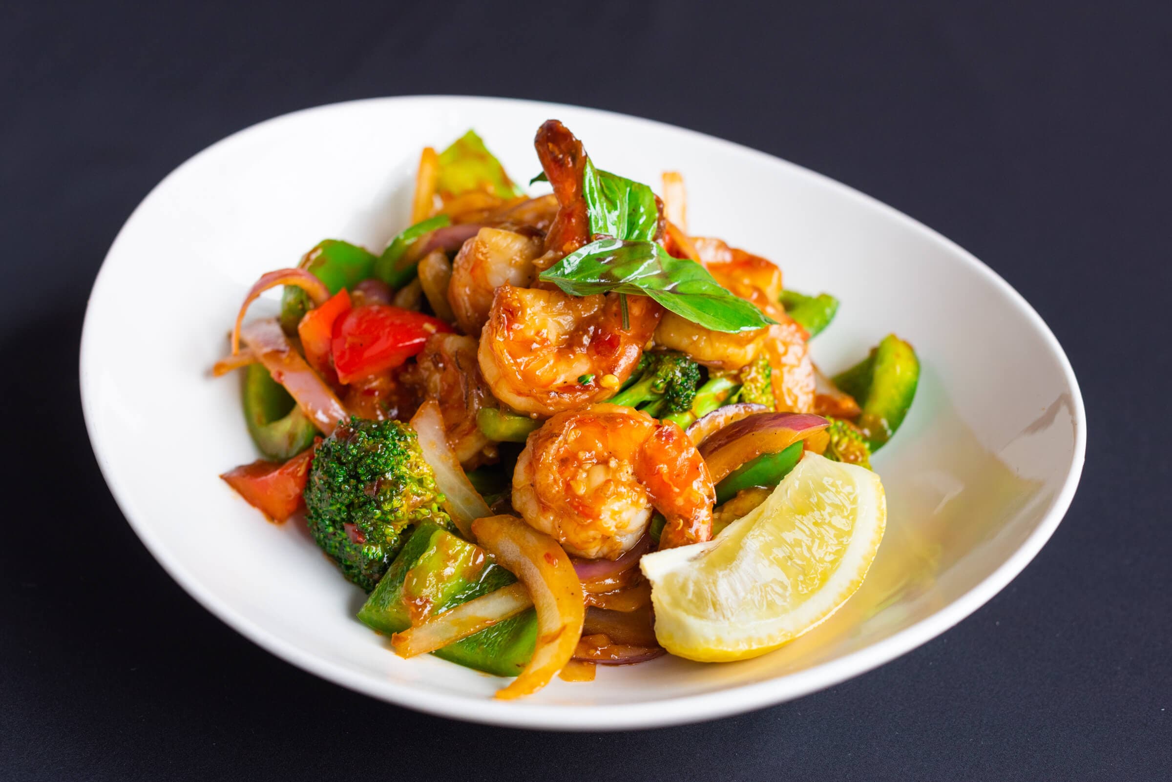 Regular Menu - Basil Shrimp - Goong Phad Kraphao