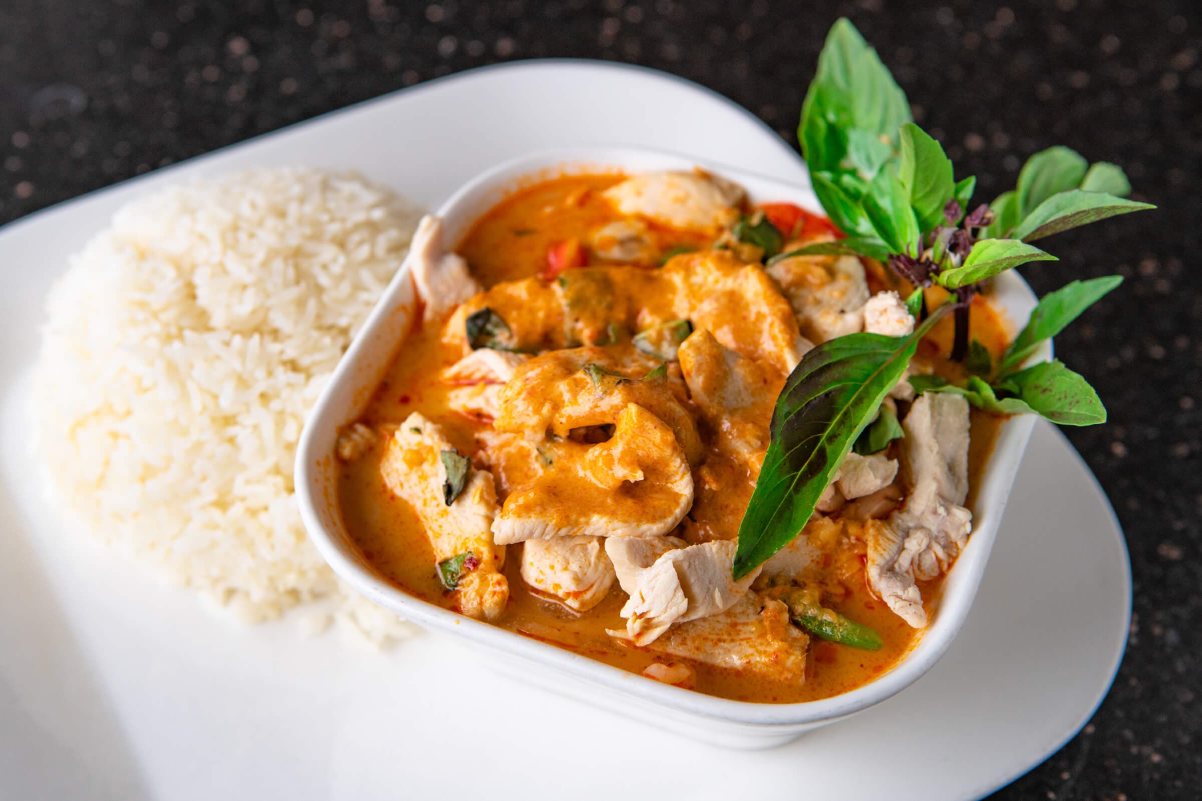 Cx10. Thai-Style Chicken Curry on Steamed Rice