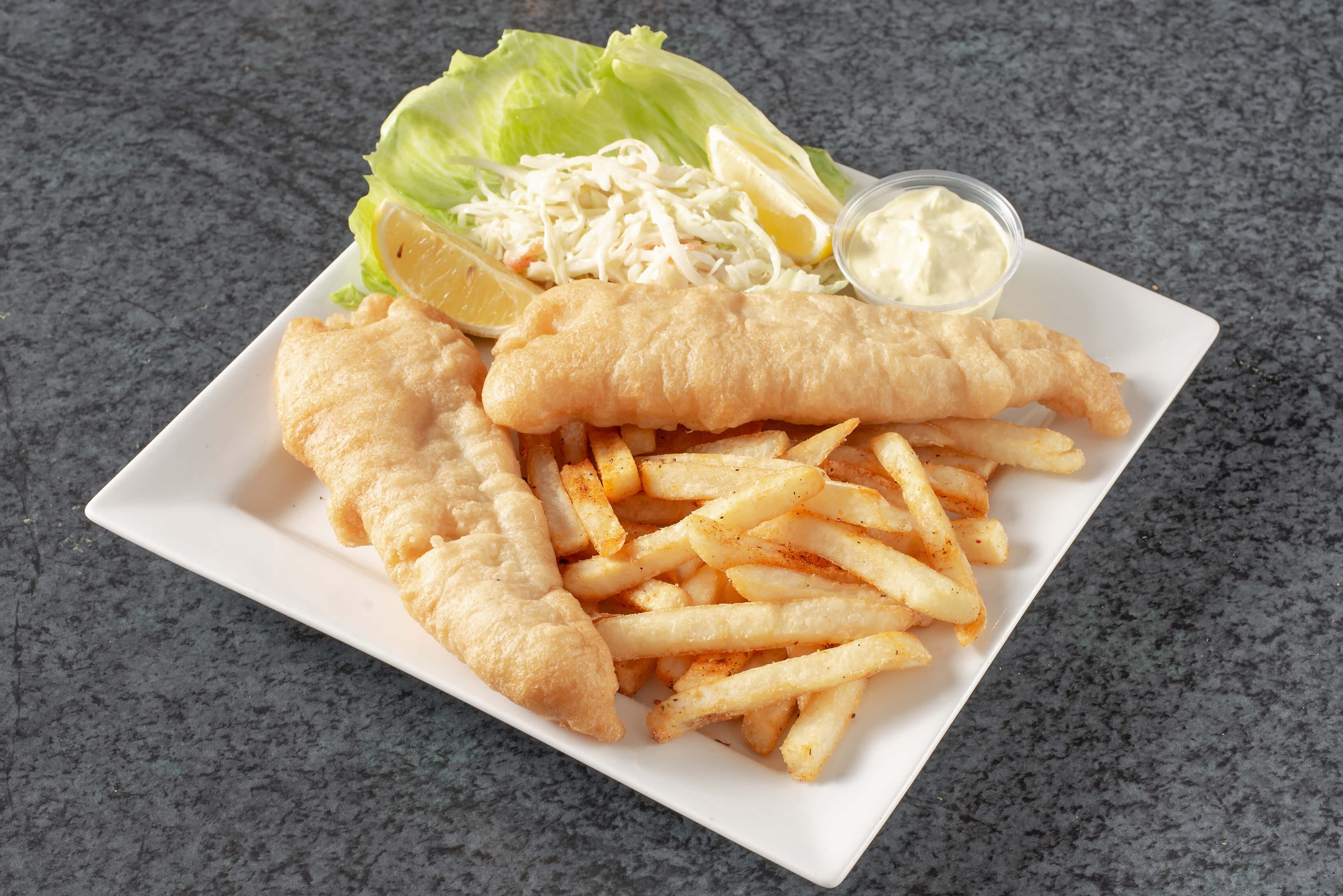 English-Style Fish and Chips