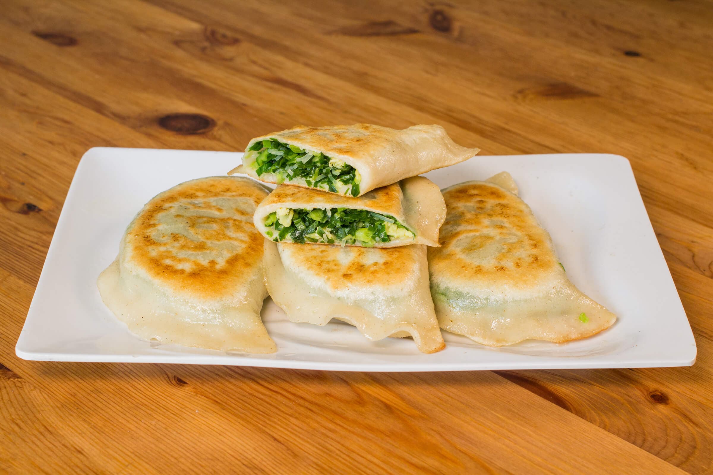 G1. Crisp Egg and Chive Pancake (4 pcs)