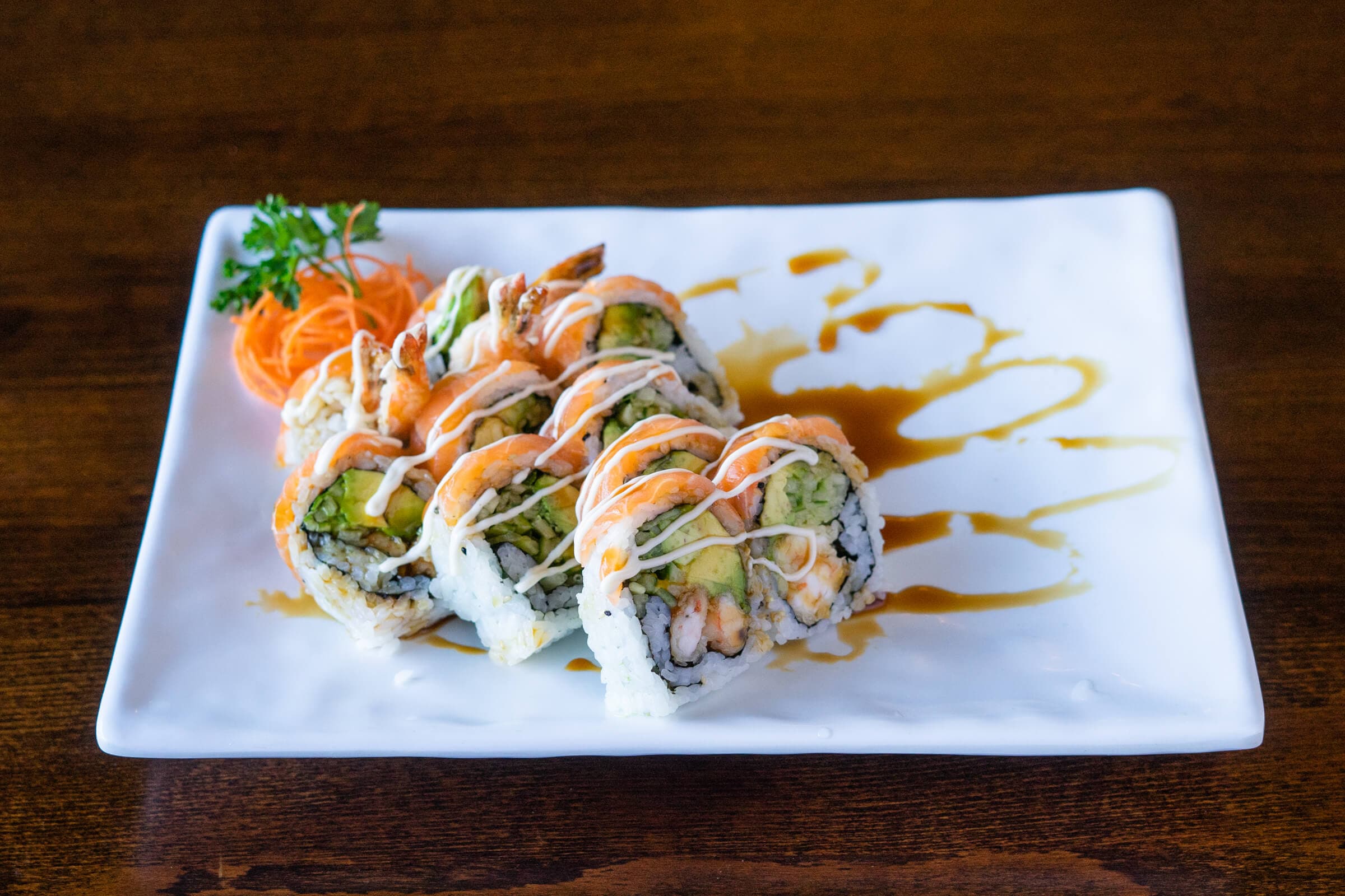 111. Red Dragon Roll (8 pcs)