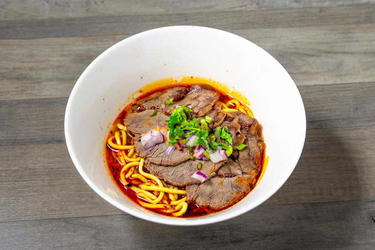 55. Spicy Beef Noodles, Vermicelli, or Rice Noodles in Soup