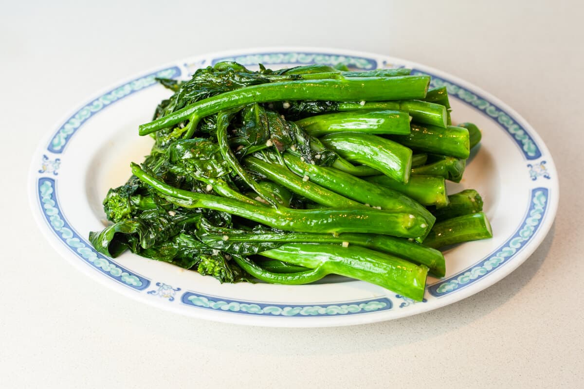 244. Pan-Fried Gai Lan with Garlic