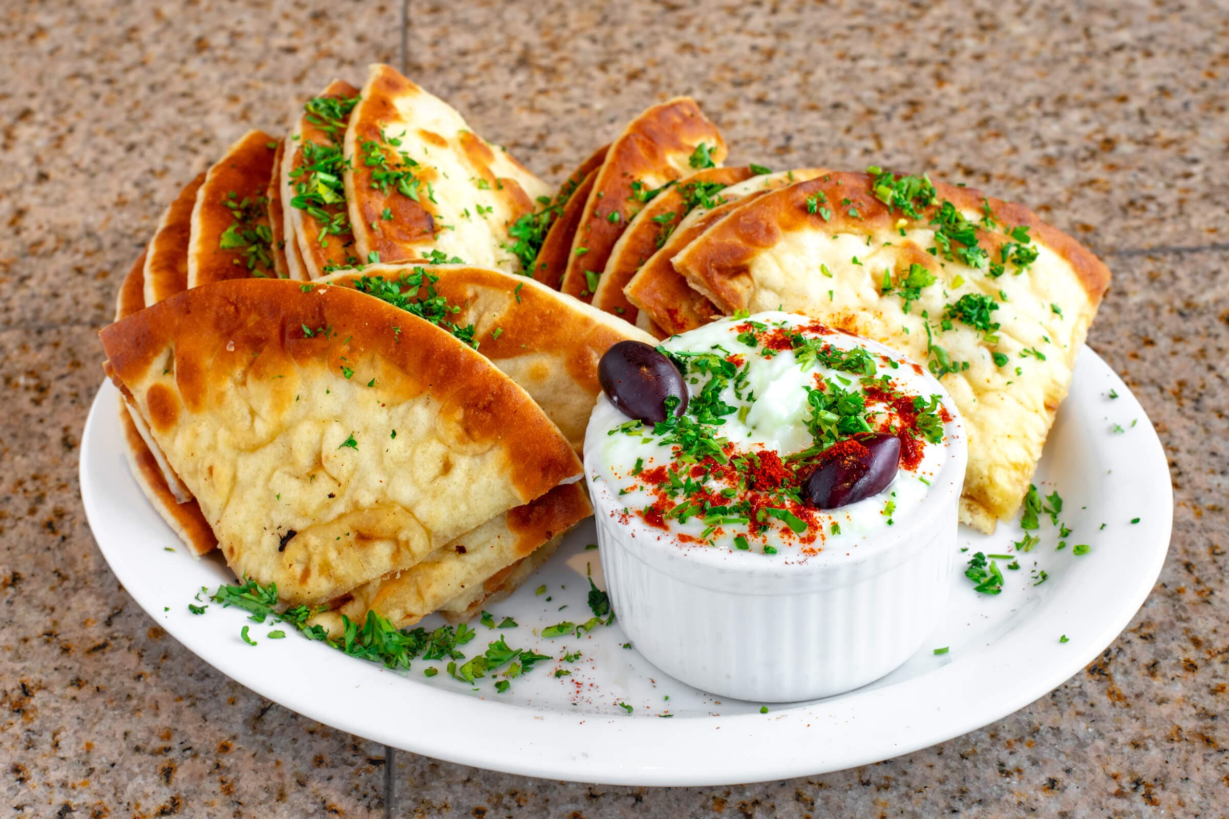 Basket of Pita Bread