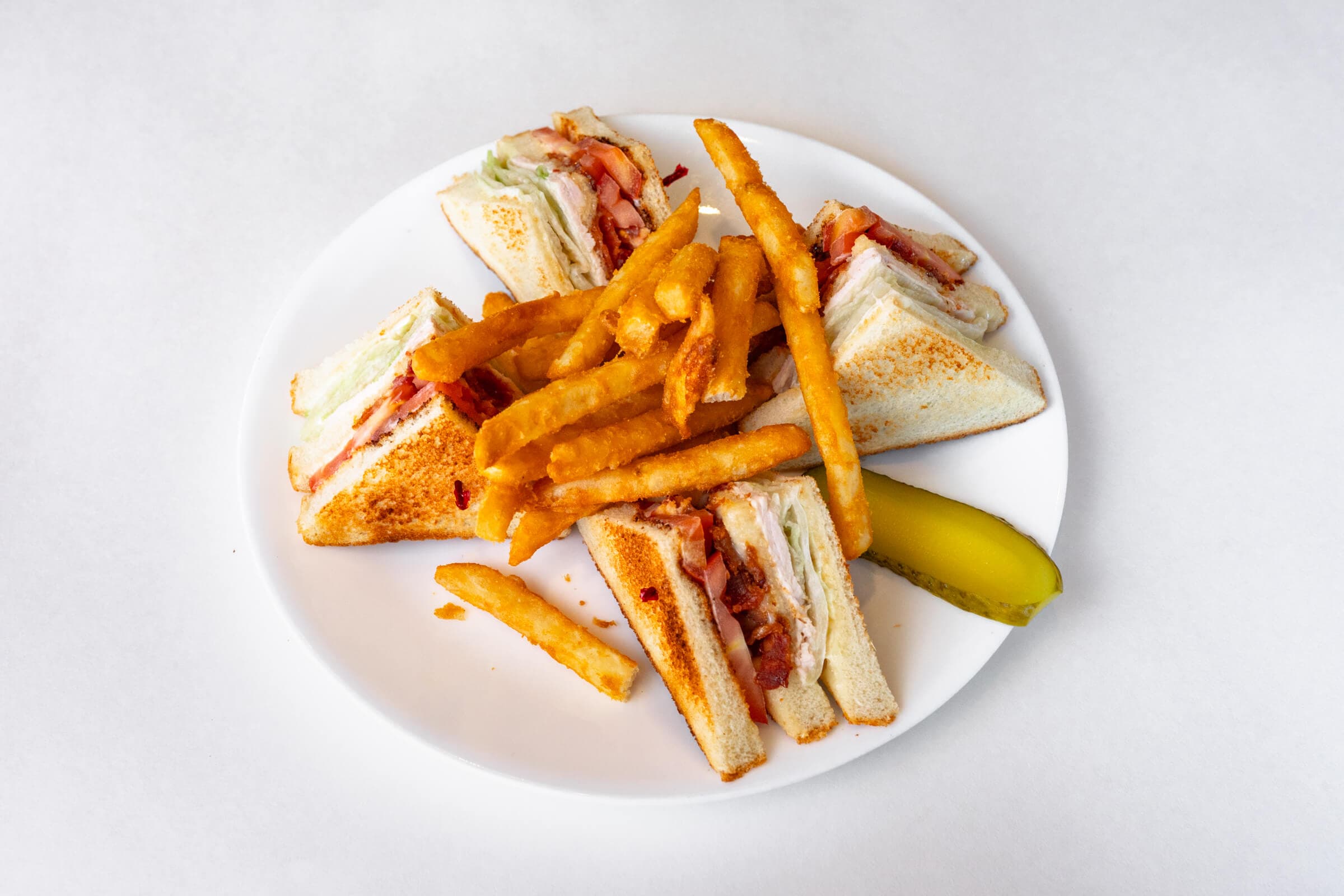 Traditional Turkey Bacon Clubhouse Sandwich