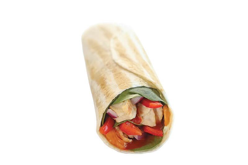 Sriracha Sweet Chili Chicken Wrap