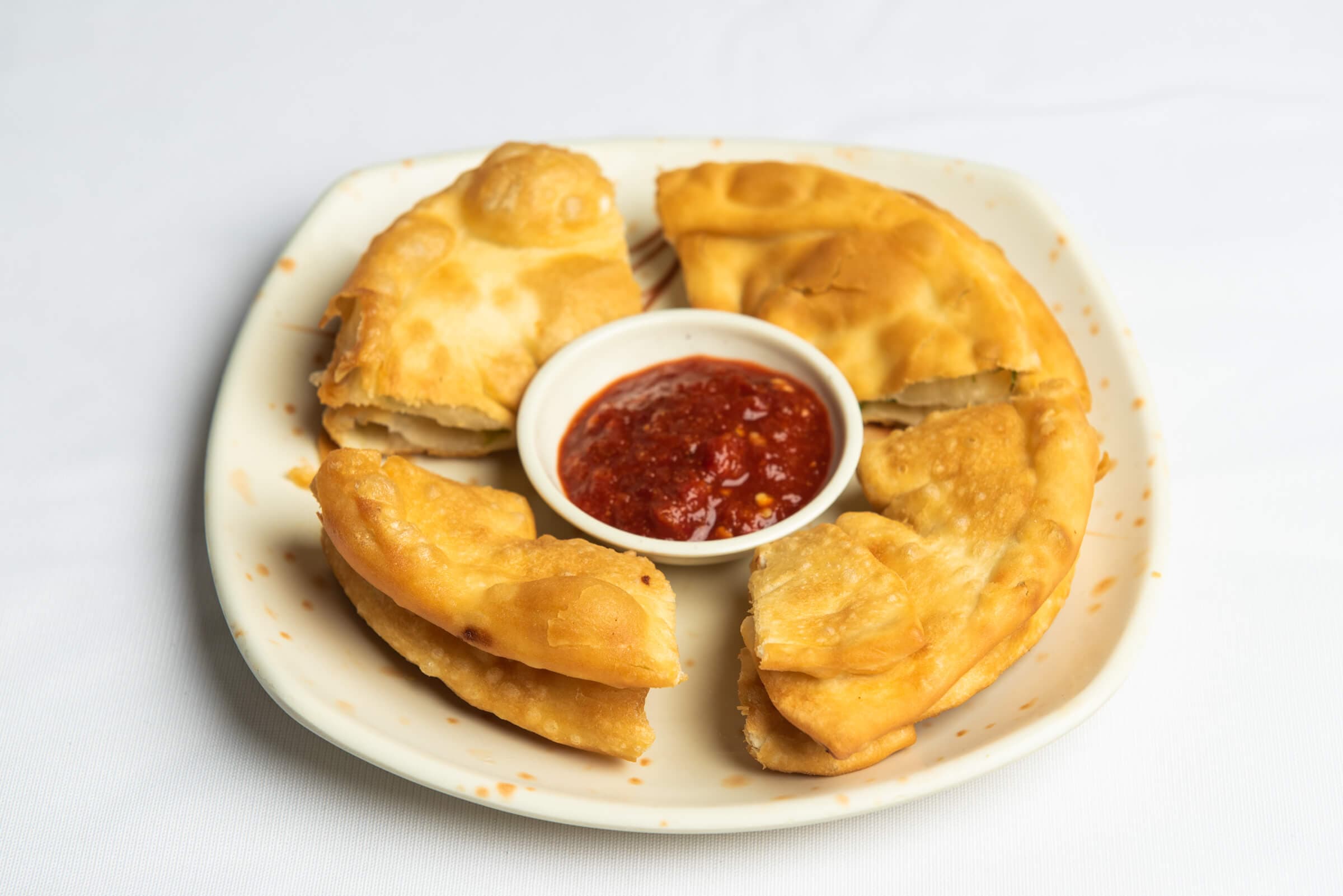 1. Green Onion Cake (1 pc)