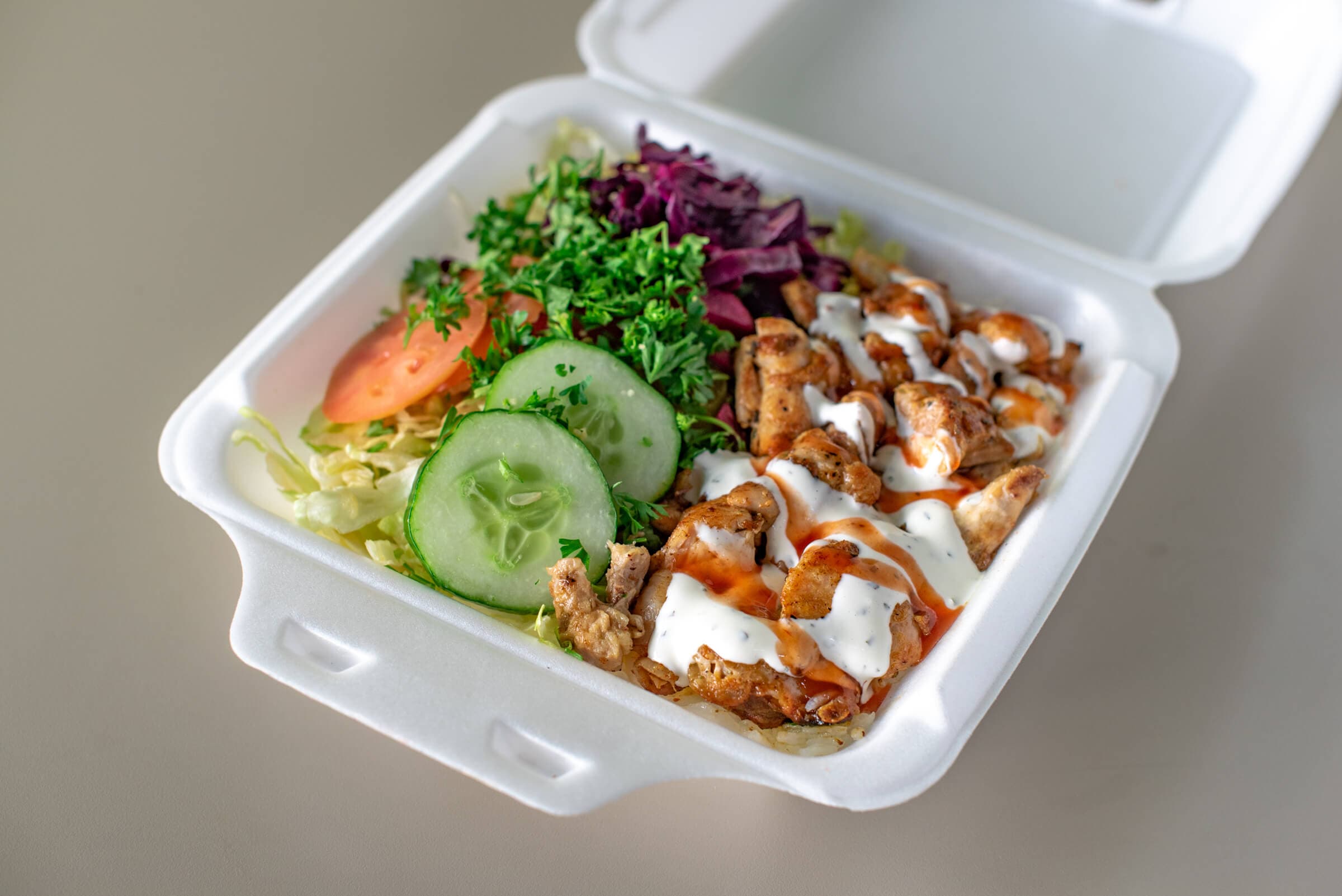 Chicken Souvlaki Plate