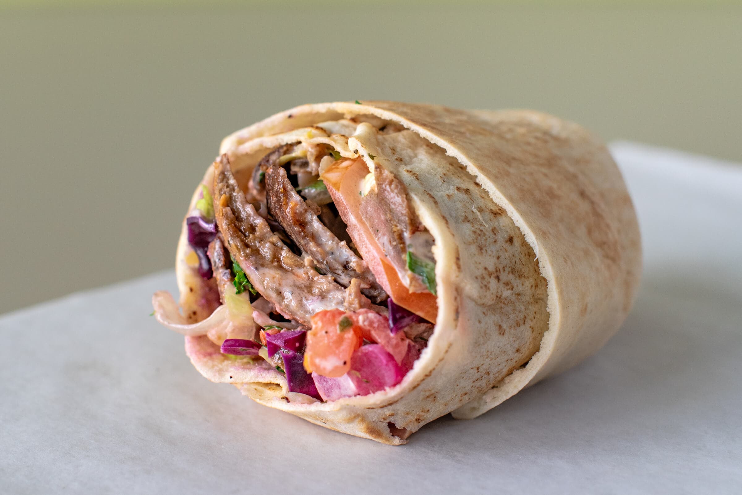 Beef Shawarma Wrap