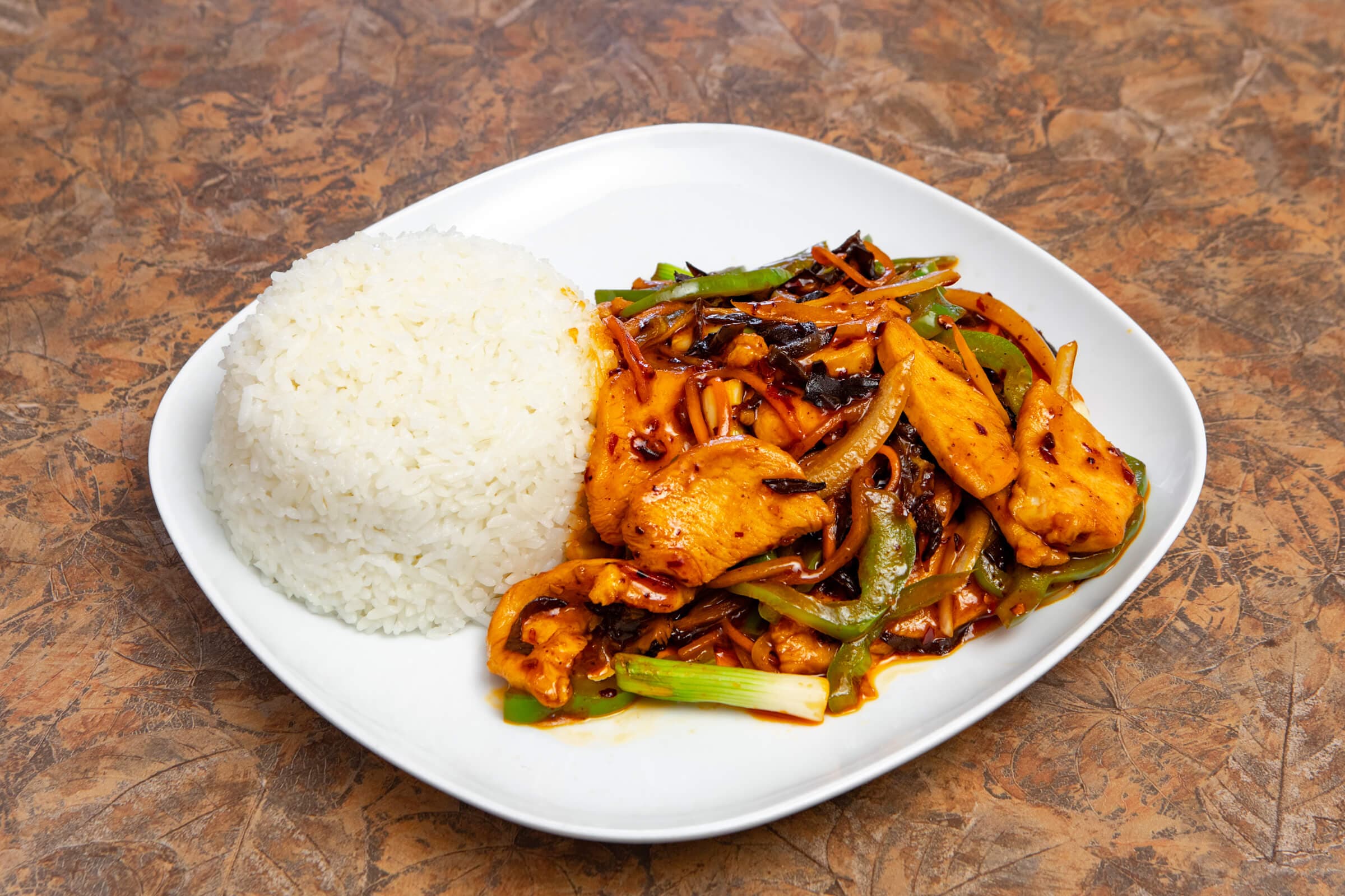20. Chicken with Garlic Sauce with Rice
