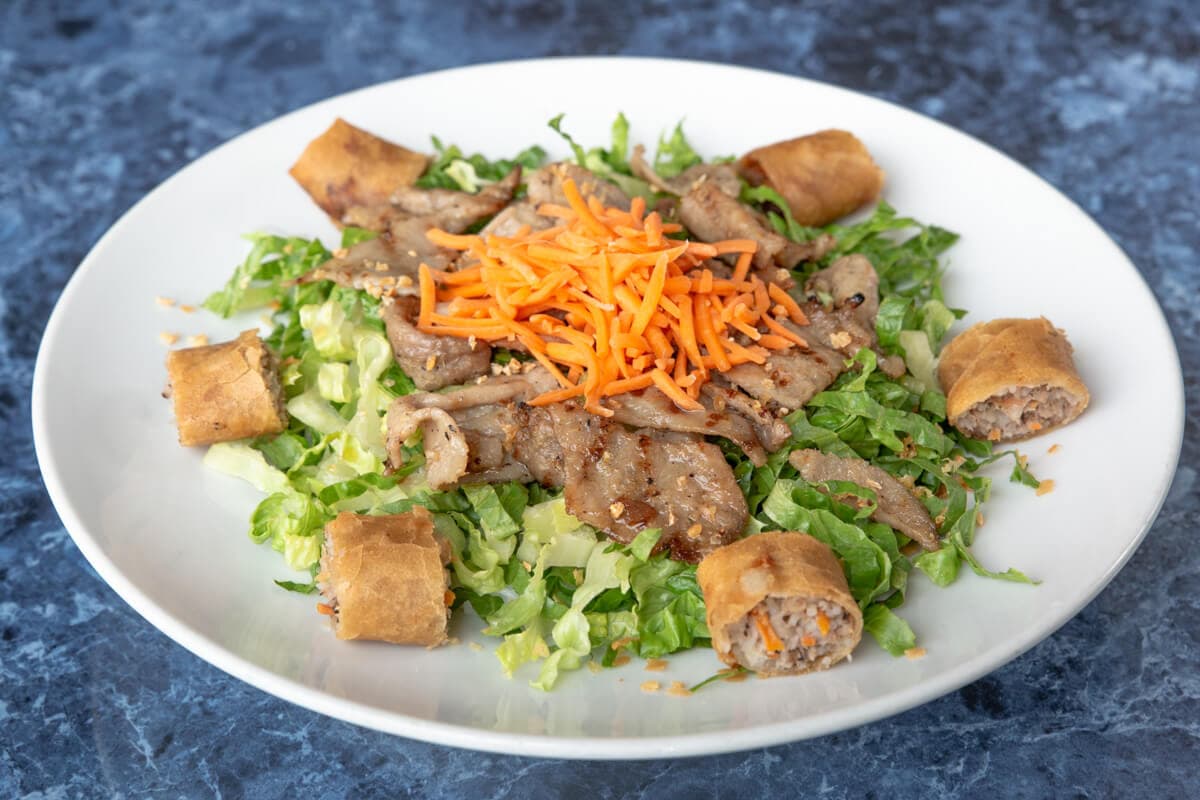 33. Spring Roll and Char-broiled Pork