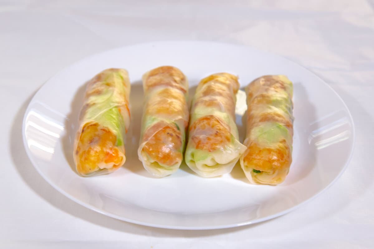 Steamed Shrimp Fresh Rolls (2 rolls)