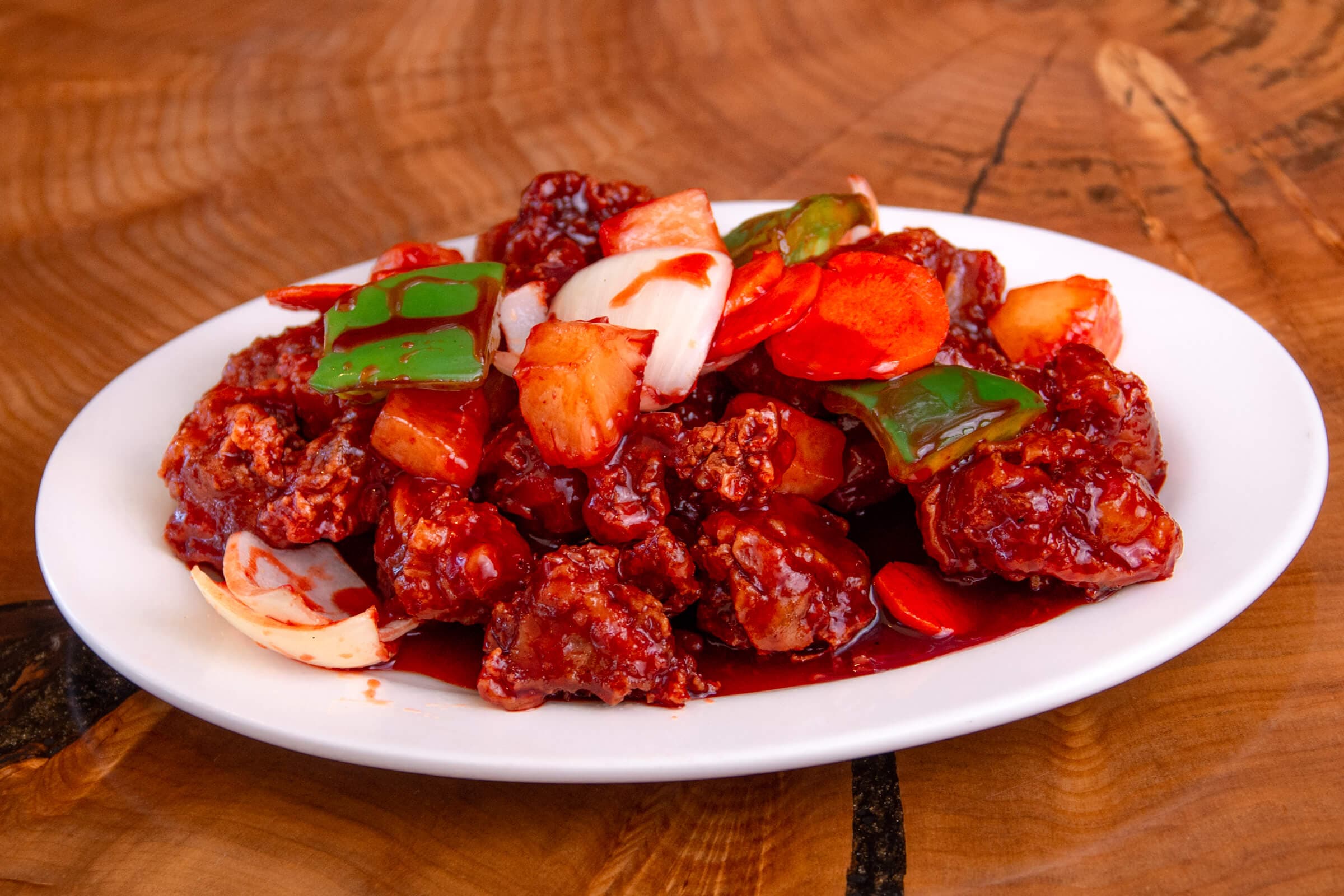 54. Pineapple Sweet and Sour Pork