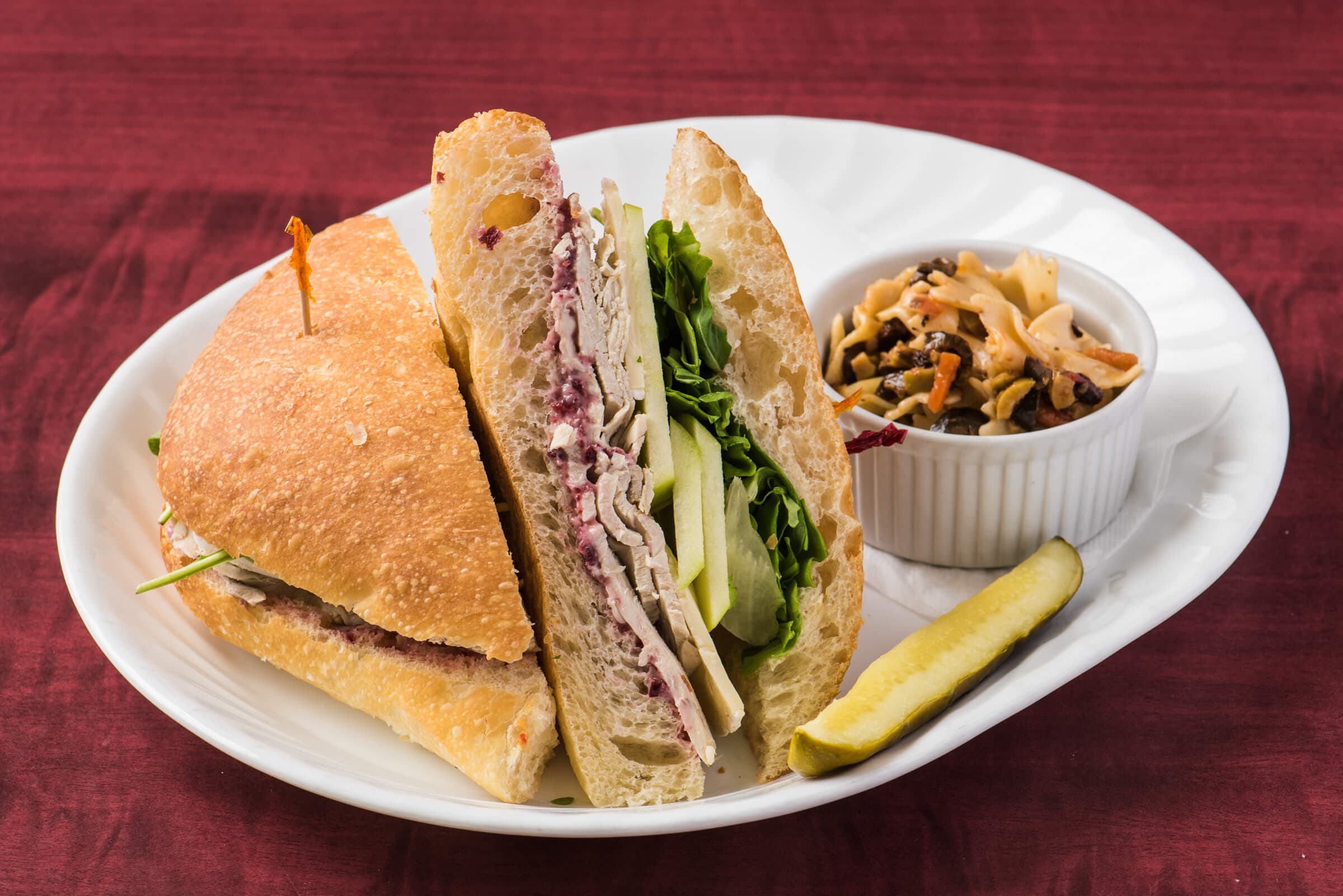 Turkey, Brie, and Green Apple Sandwich