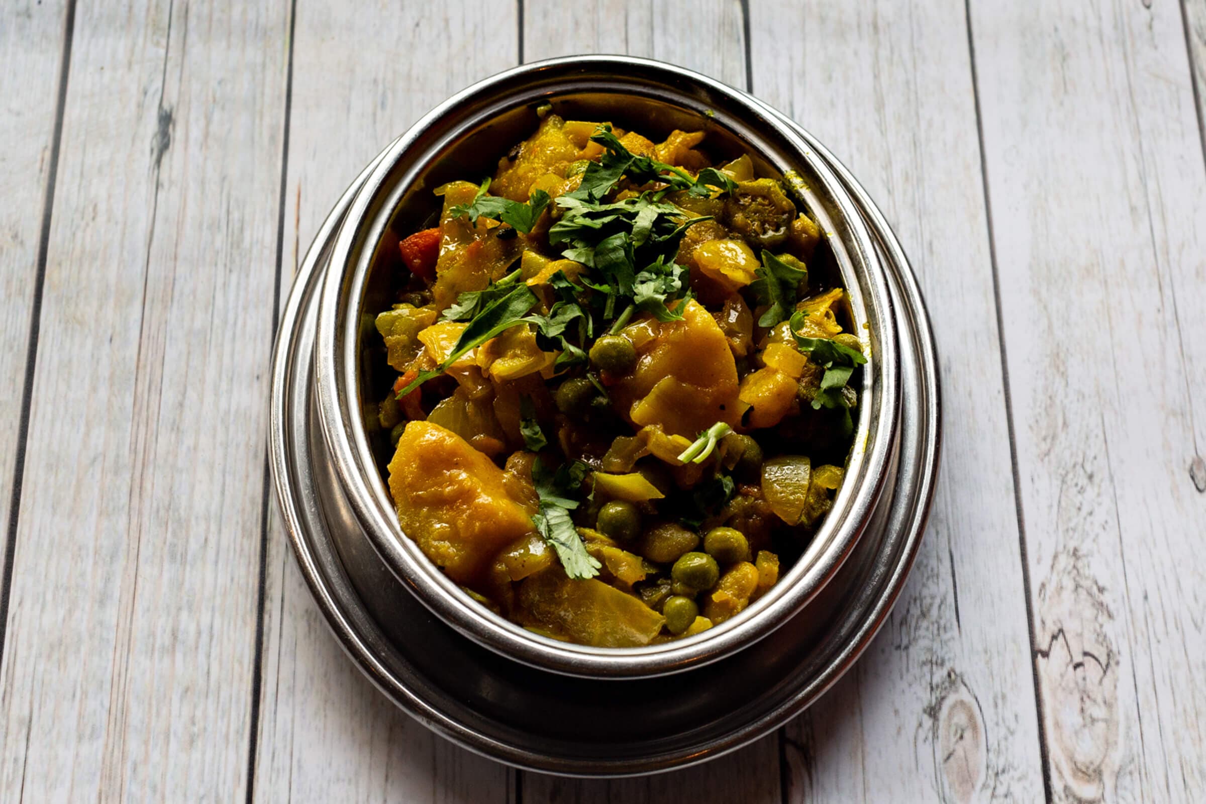 Bhaji aux légumes mélangés / Mixed Vegetable Bhaji