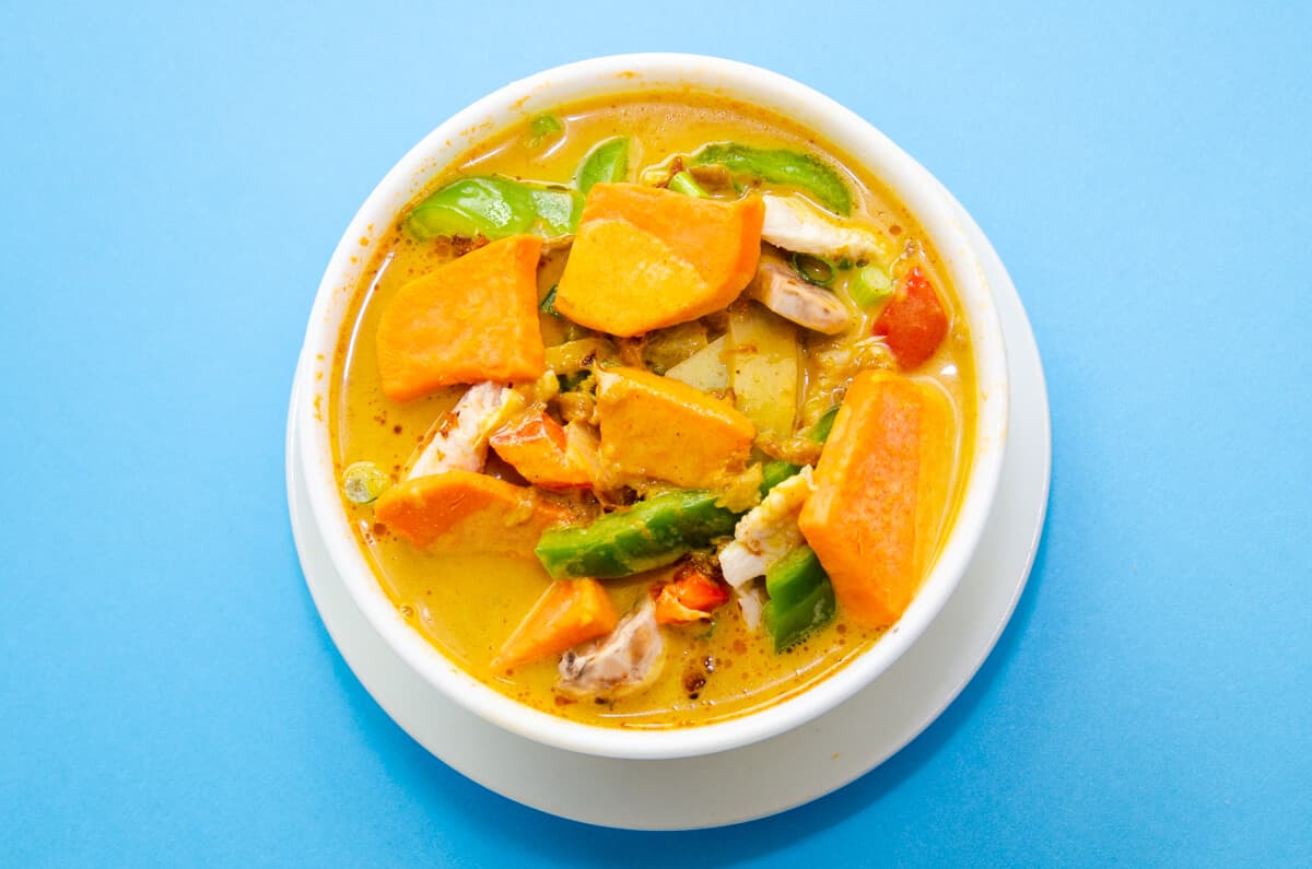 156. Yellow Curry Chicken in Coconut